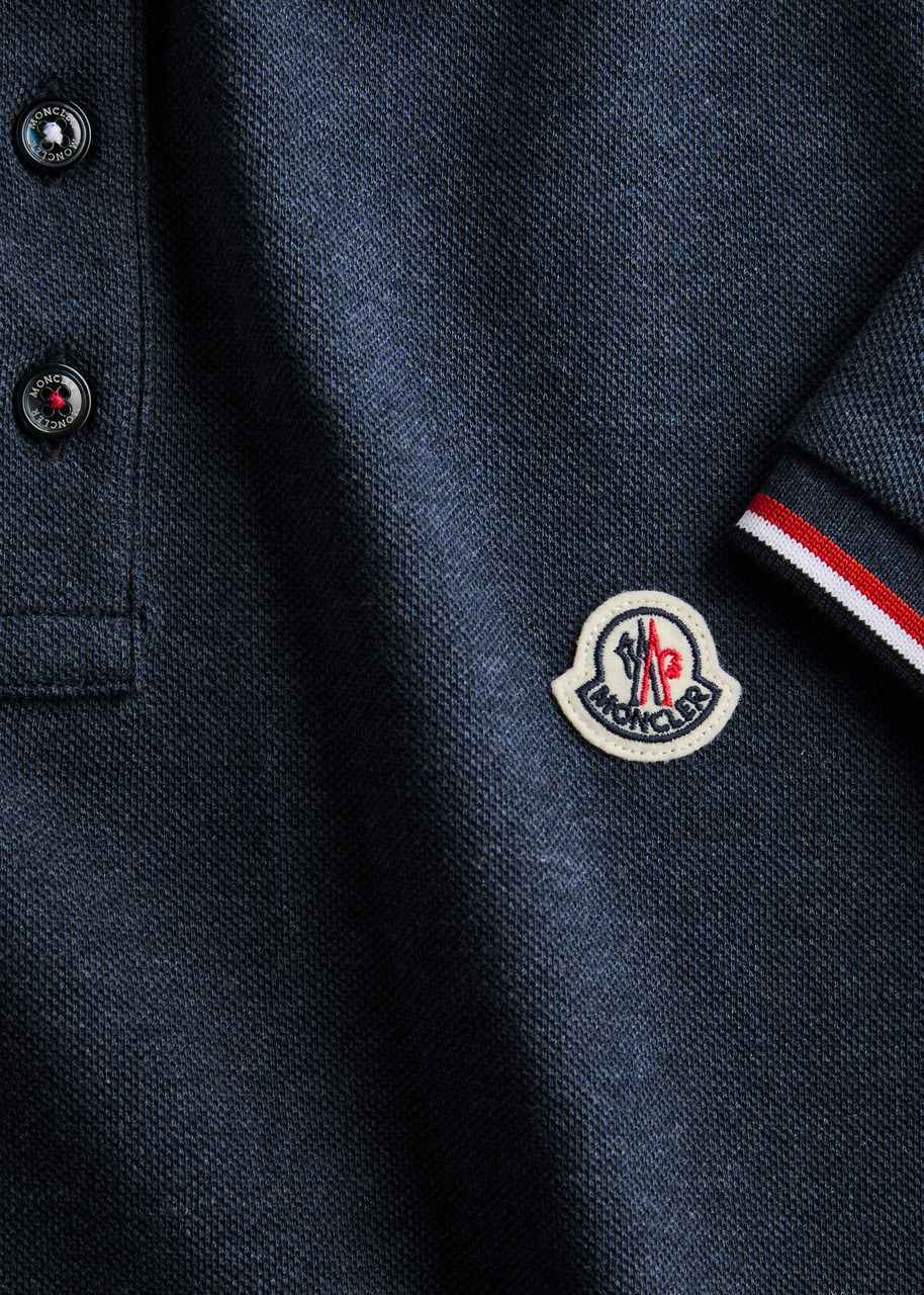 Moncler Logo-appliquéd Piqué Cotton Polo Shirt - 5