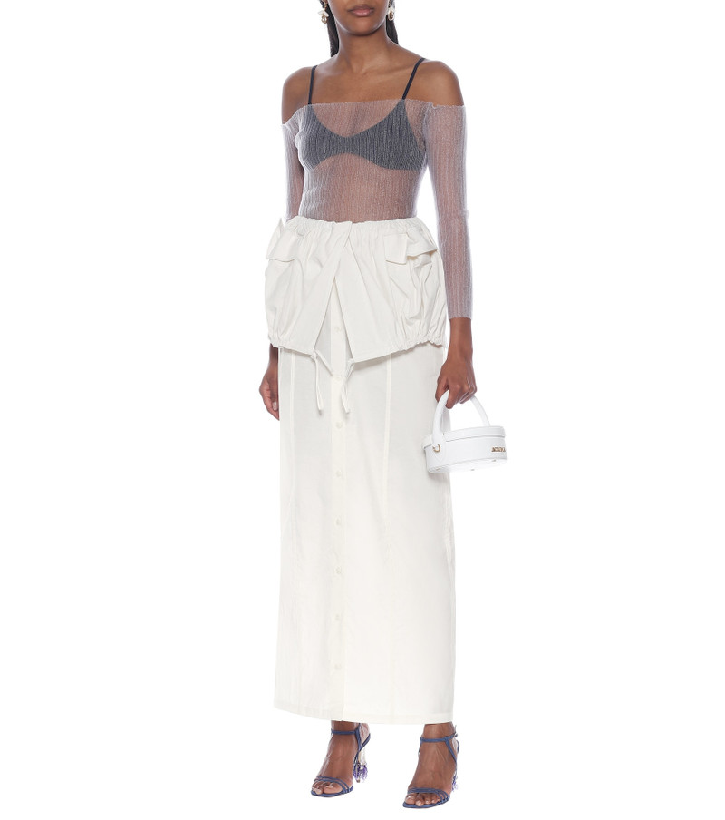 JACQUEMUS La Jupe Cueillette maxi skirt outlook