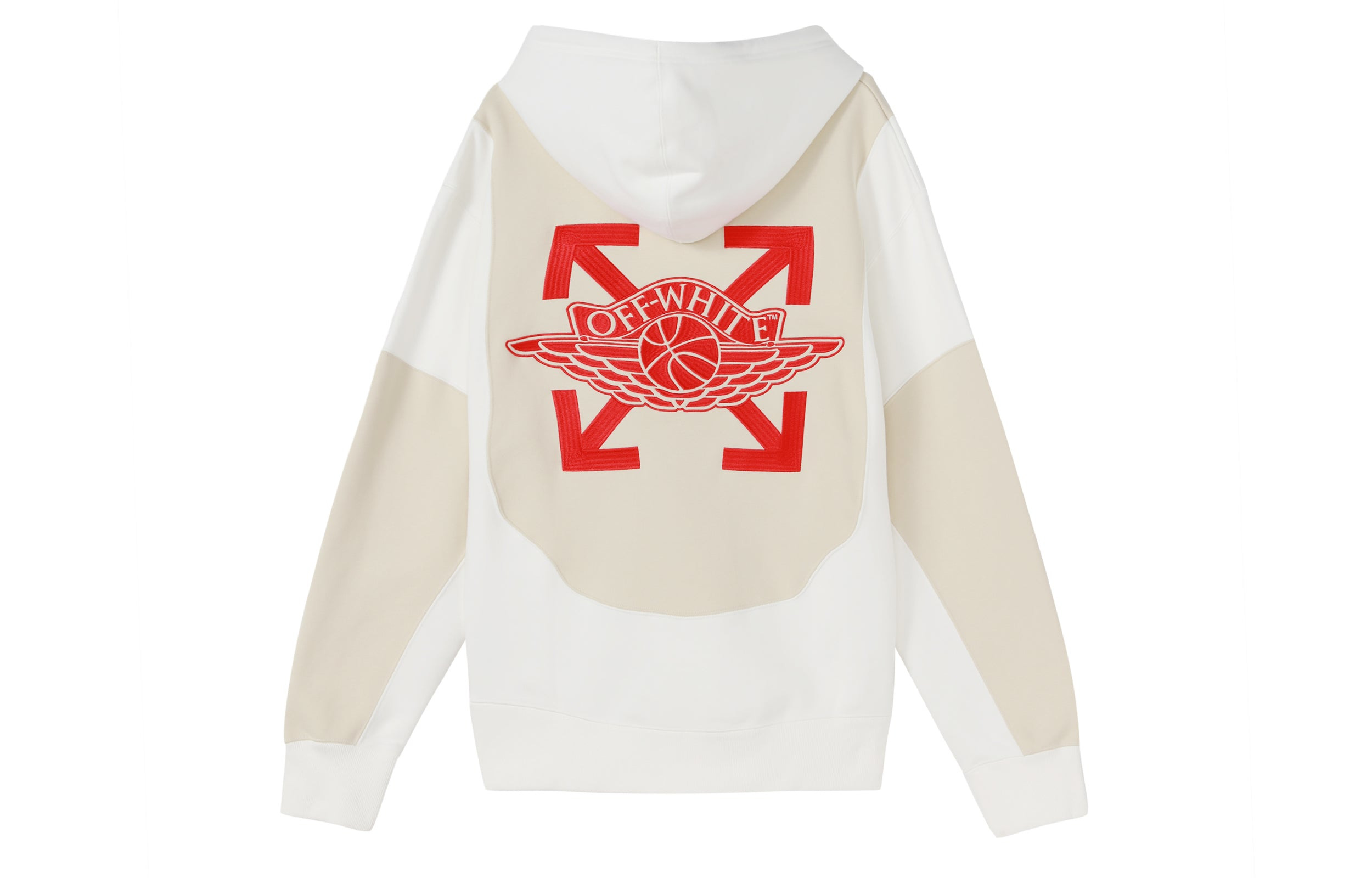 Air Jordan x OFF-WHITE Crossover Embroidered logo Casual Sports 'White' CV0541-134 - 2