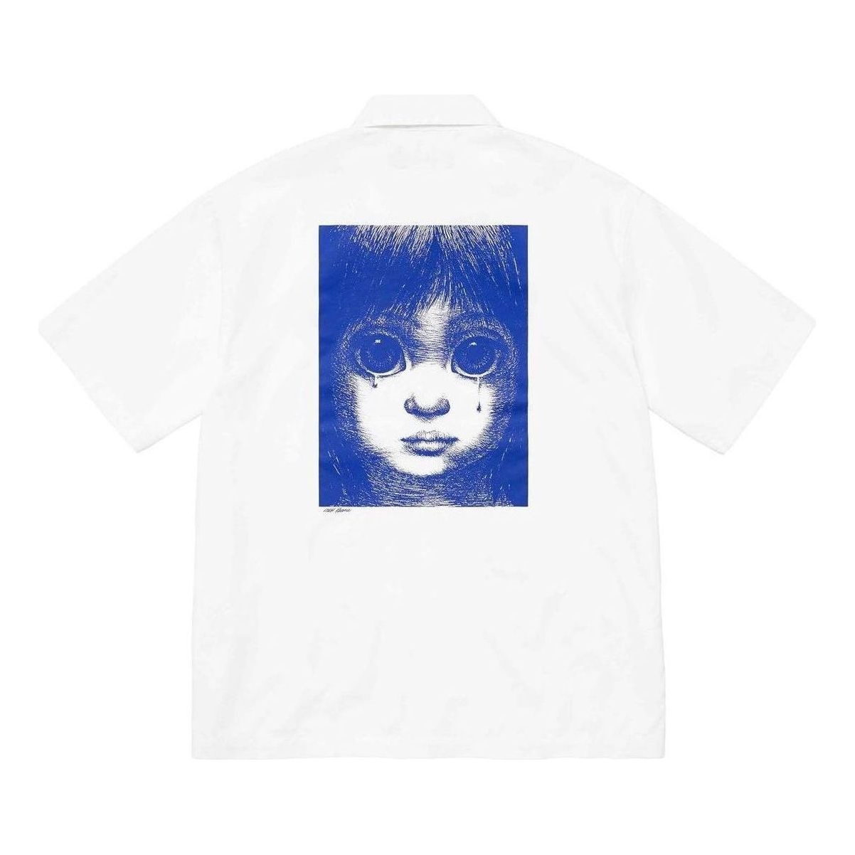 Supreme x Margaret Keane Teardrop S/S Work Shirt 'White Blue' SUP-SS24-142 - 2