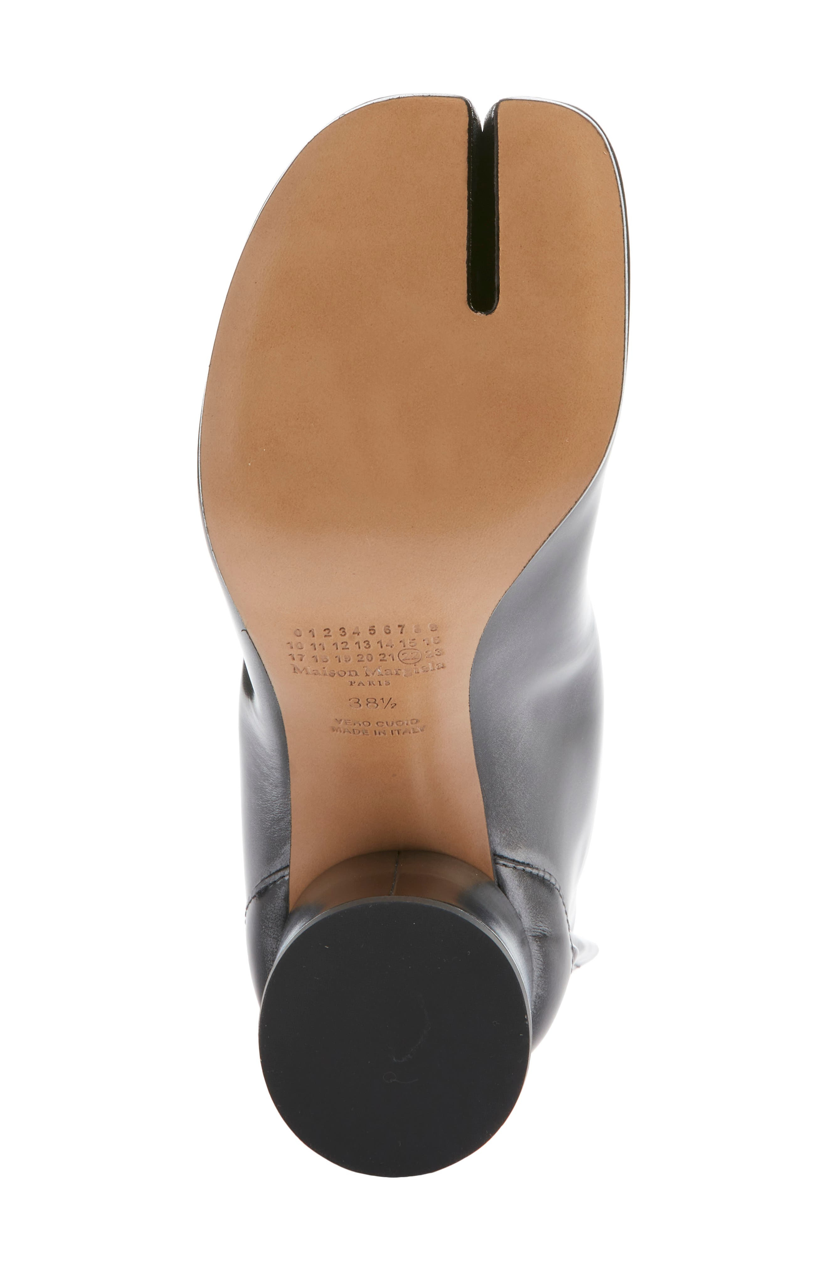 Maison Margiela Tabi Ankle Boot in Silver/Black at Nordstrom - 6
