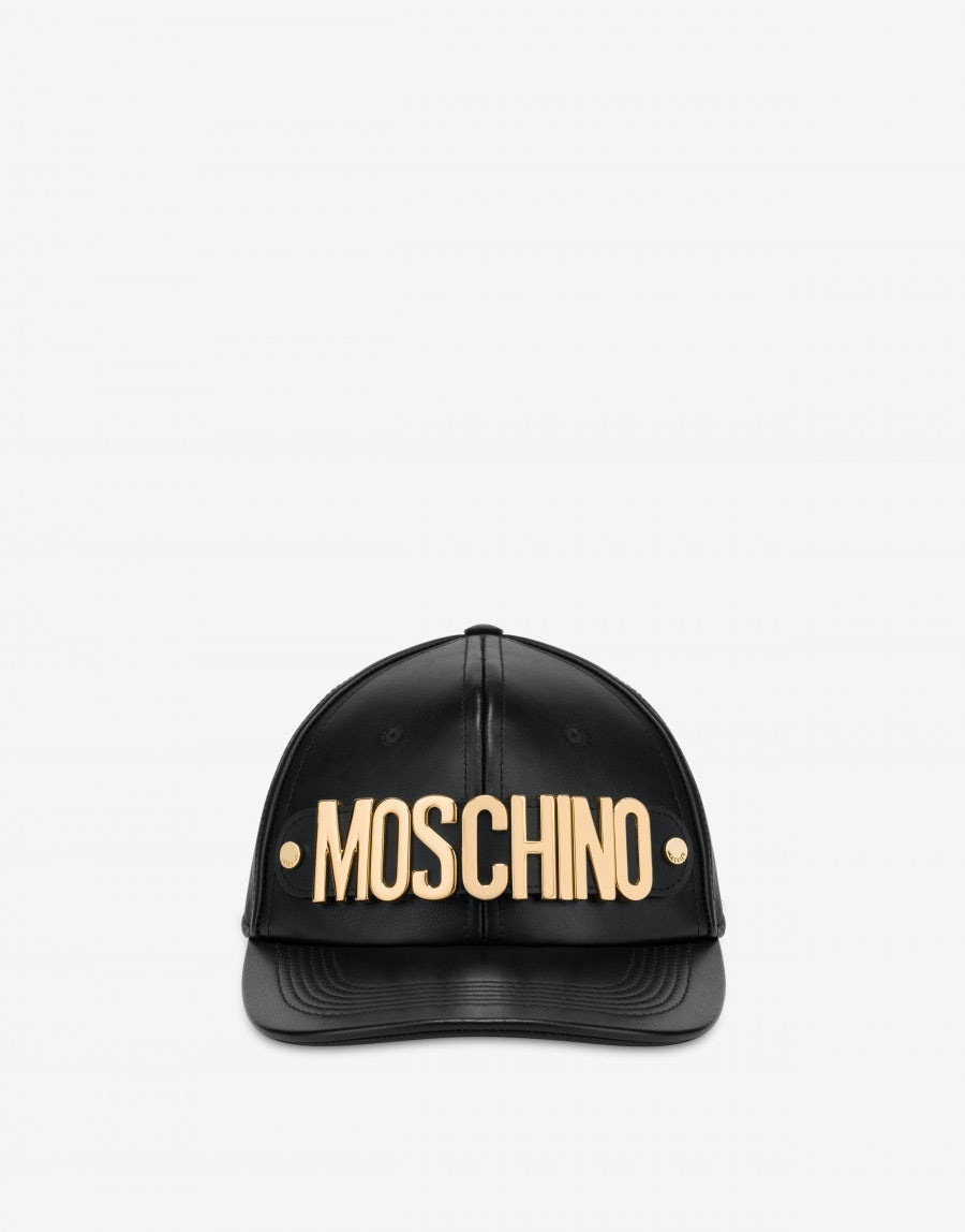 LETTERING LOGO NAPPA HAT - 1