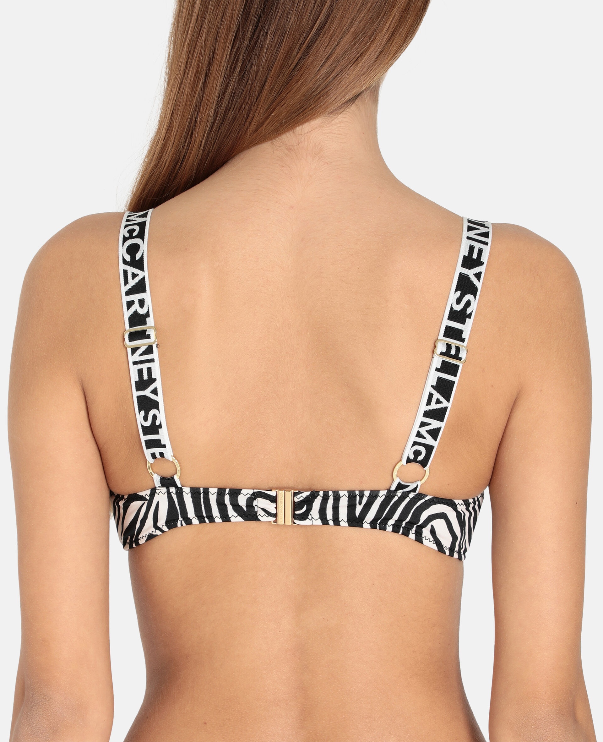 Animal Mix Padded Brassiere Bikini Top - 3