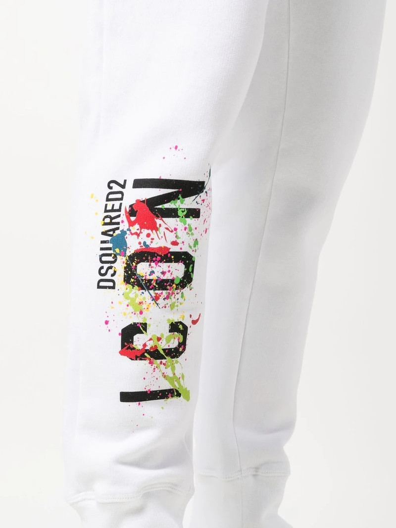Icon-print detail trousers 5