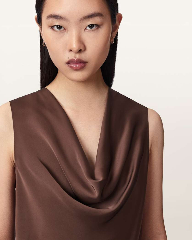 ZOEY SLEEVELESS COWL NECK TANK TOP 3