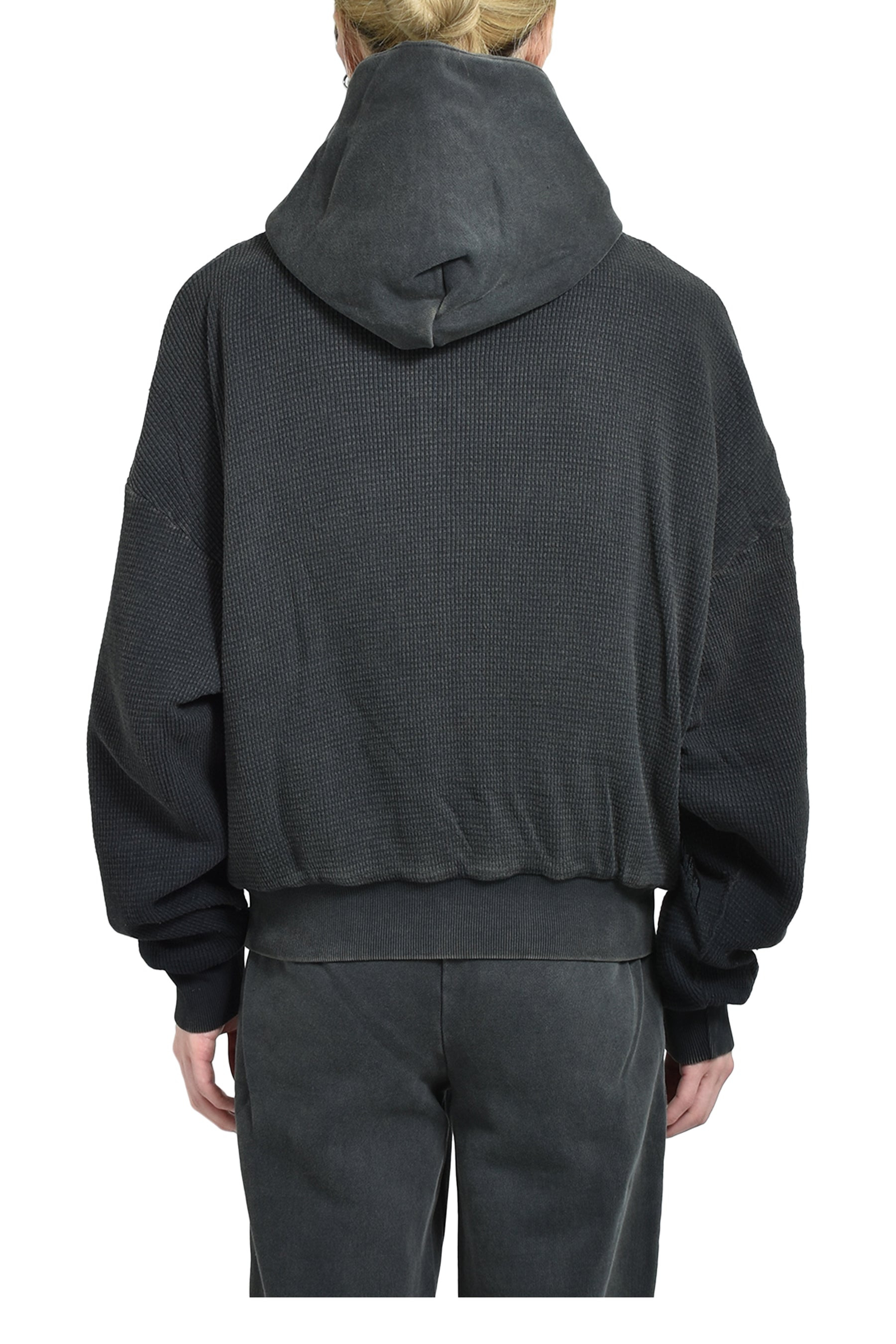 THERMAL HOOD / WASHED BLK - 7