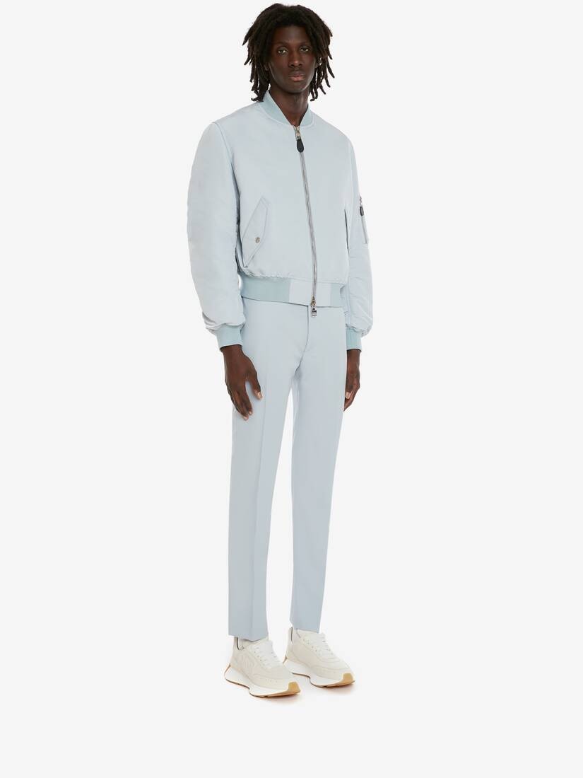 Men's Polyfaille Bomber Jacket in Paradise Blue - 3