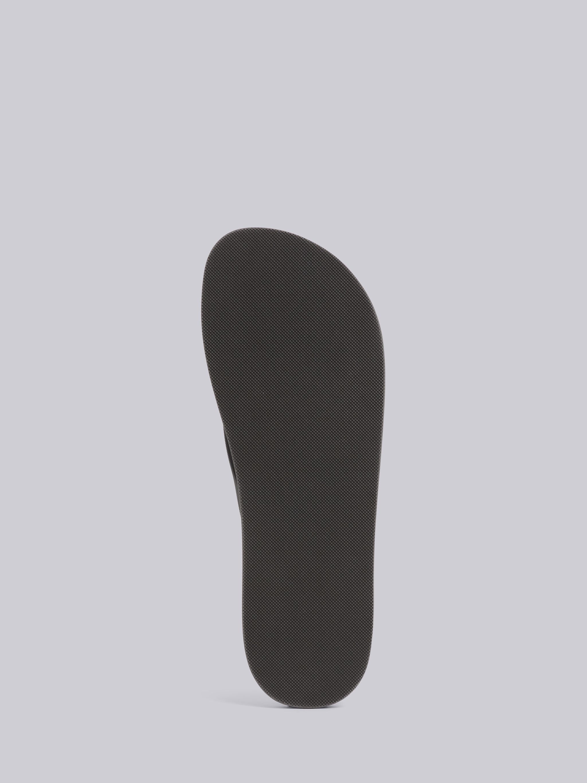 Medium Grey Molded Rubber Stripe Flip Flop - 5