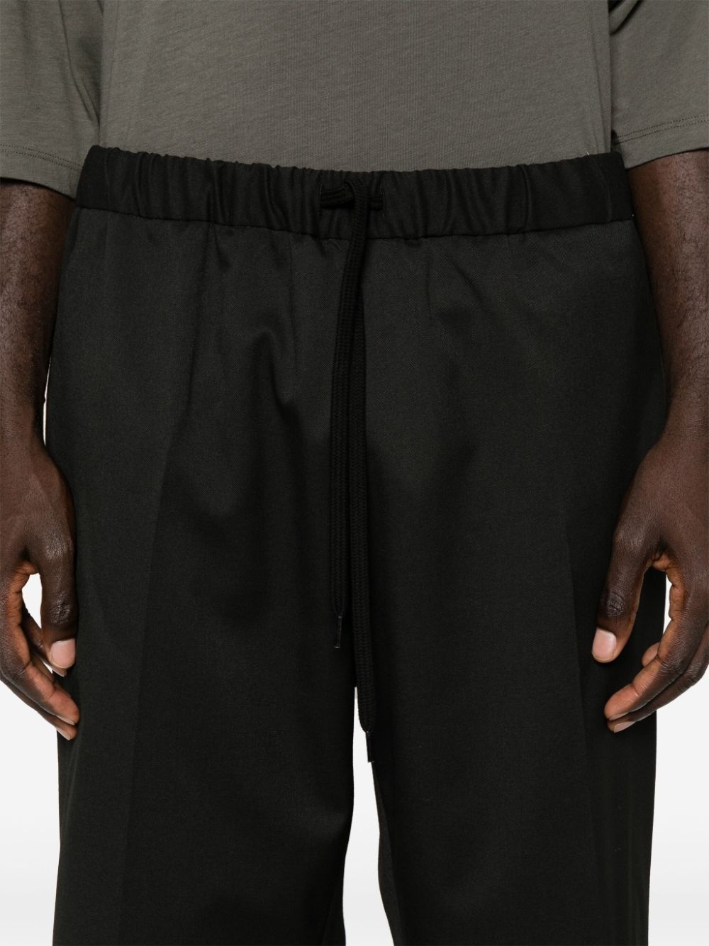 drawstring tailored trousers - 5