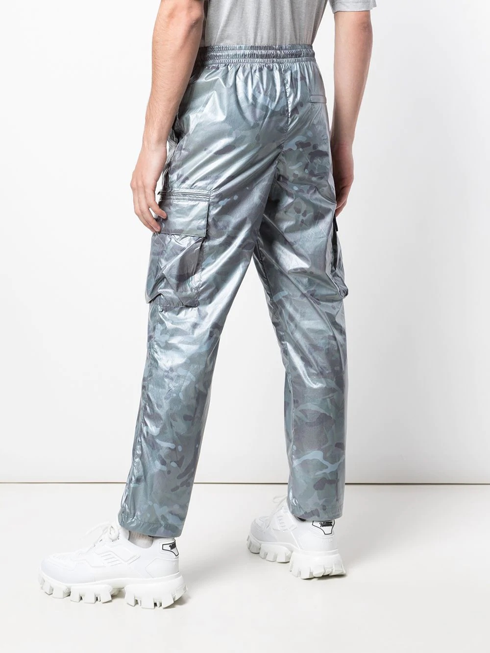 graphic print track pants - 4