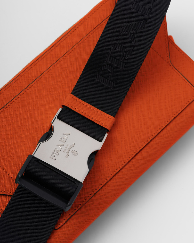 Saffiano leather belt bag 6