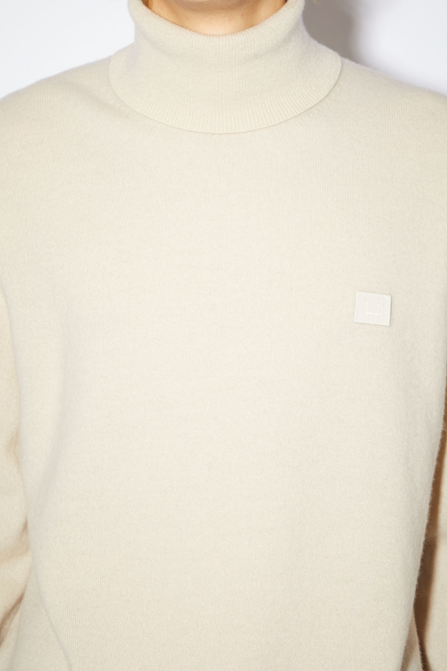 Turtleneck sweater - Cream beige - 5