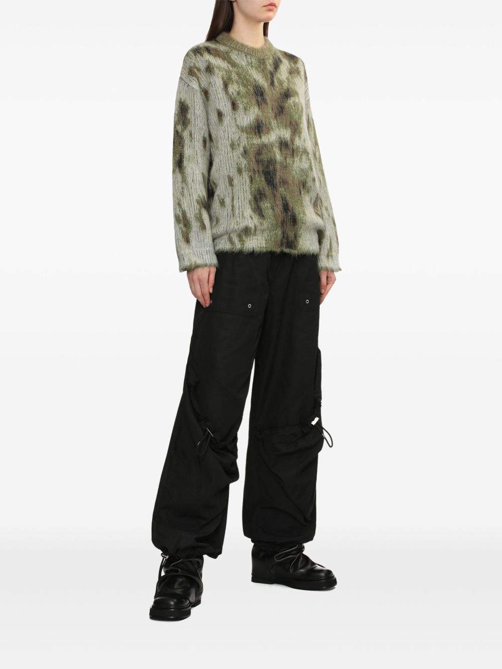 animal-print jumper - 2