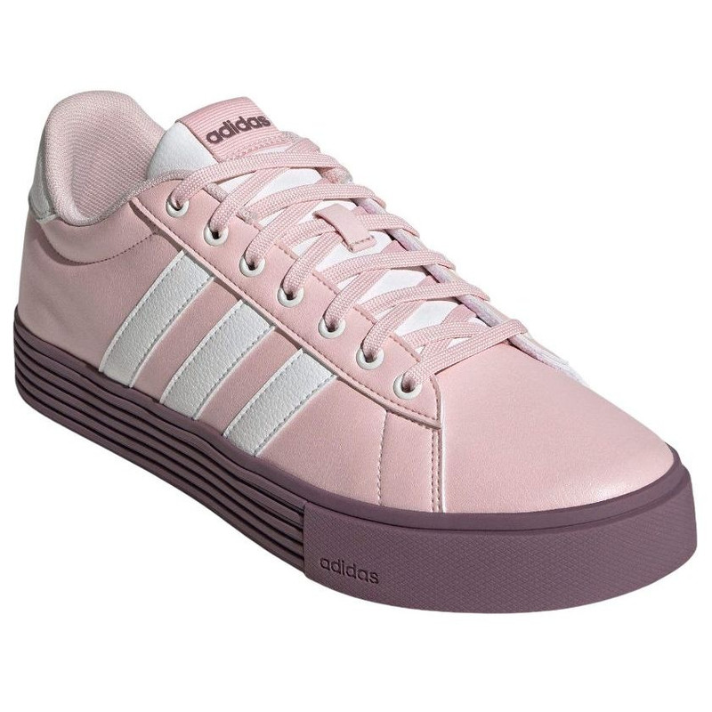(WMNS) adidas Daily 4.0 'Pink Wine' JR0080 3