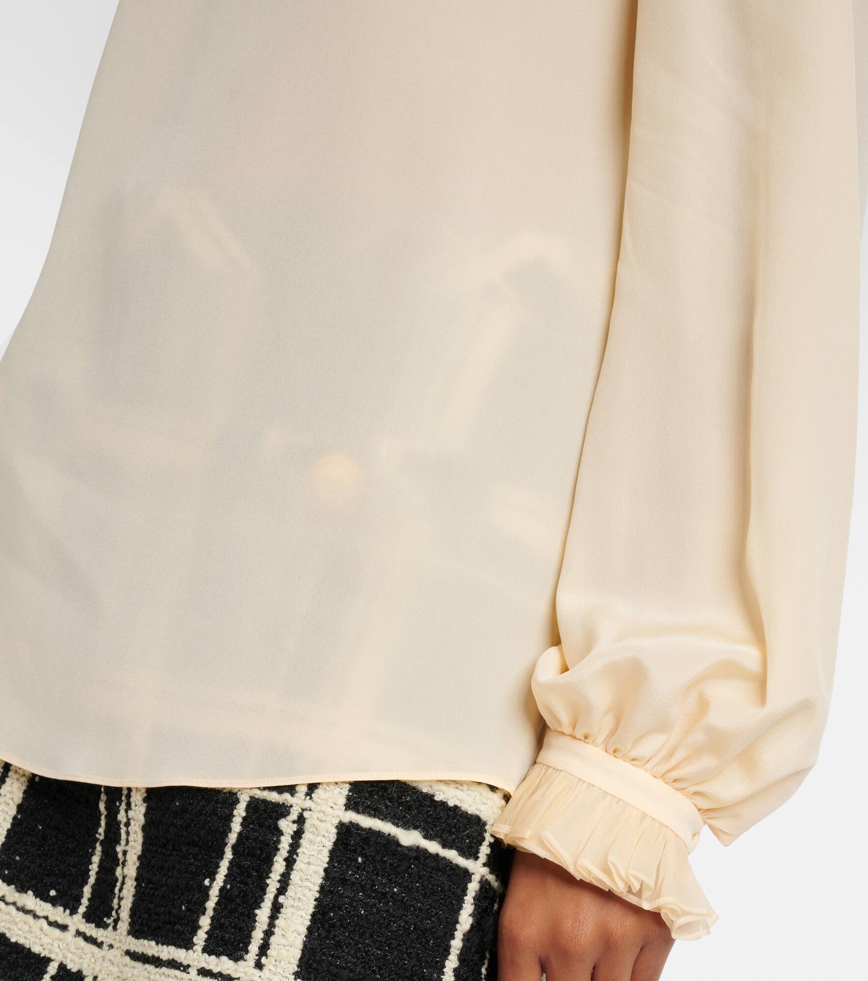 Silk crêpe de chine shirt - 5
