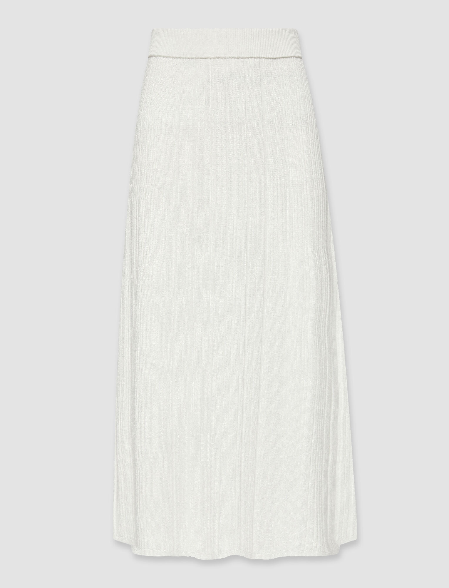 Satiny Rib Skirt - 1