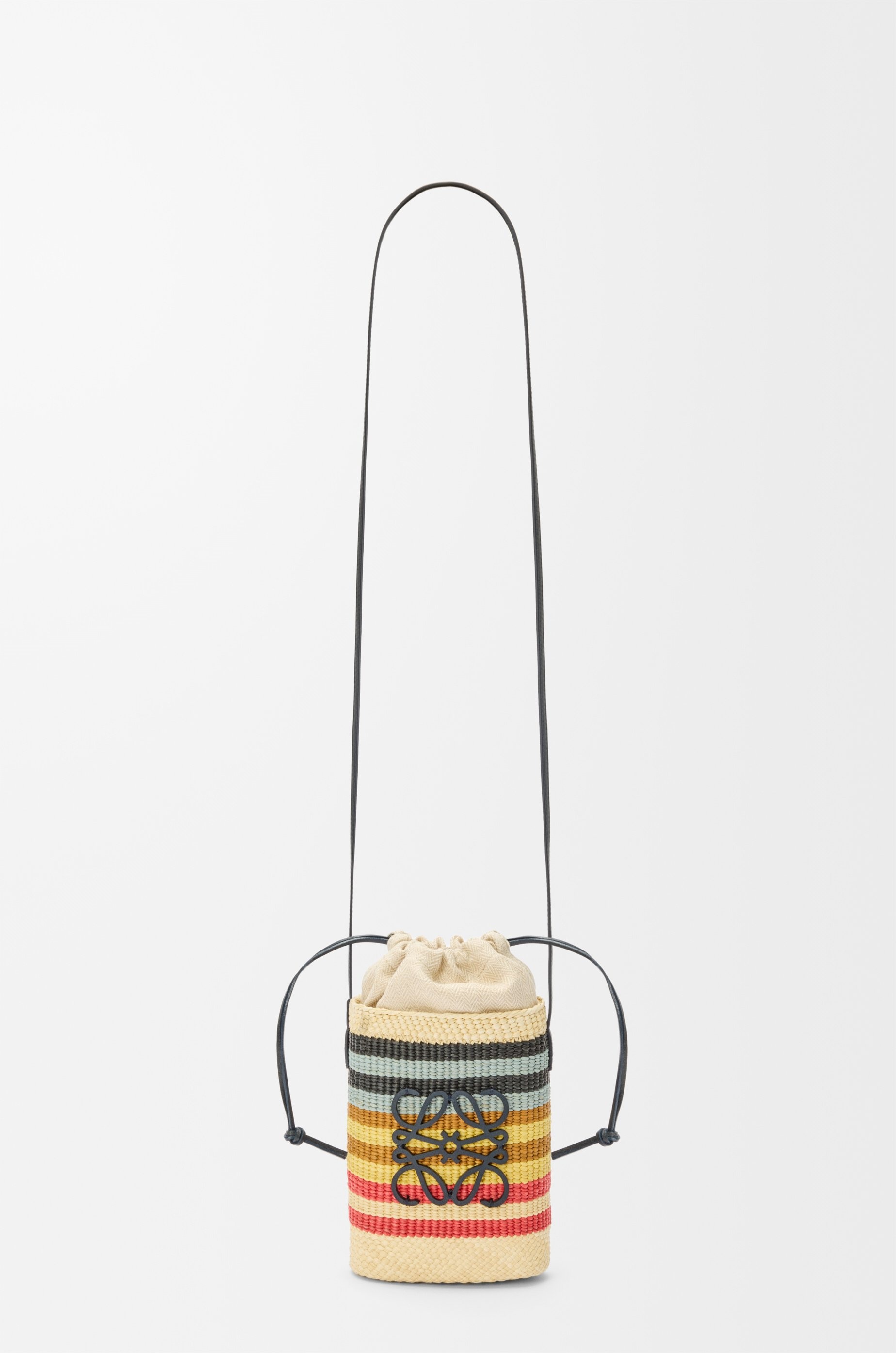 Square pocket in iraca palm and calfskin - 4
