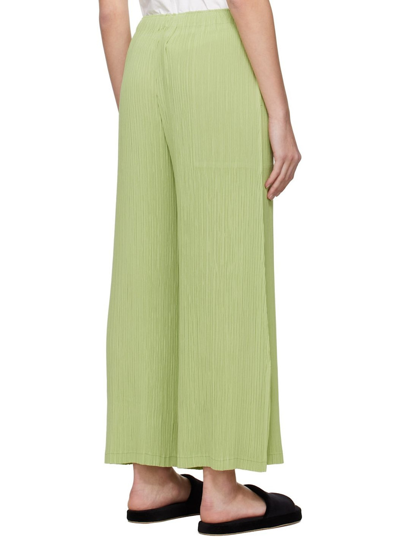 Green Hatching Bottoms Trousers 3