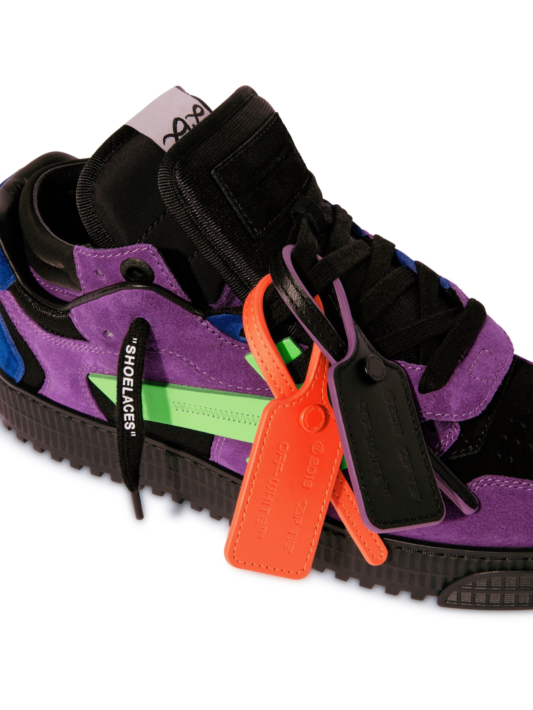 Dark Blue/lime Floating Arrow - 5