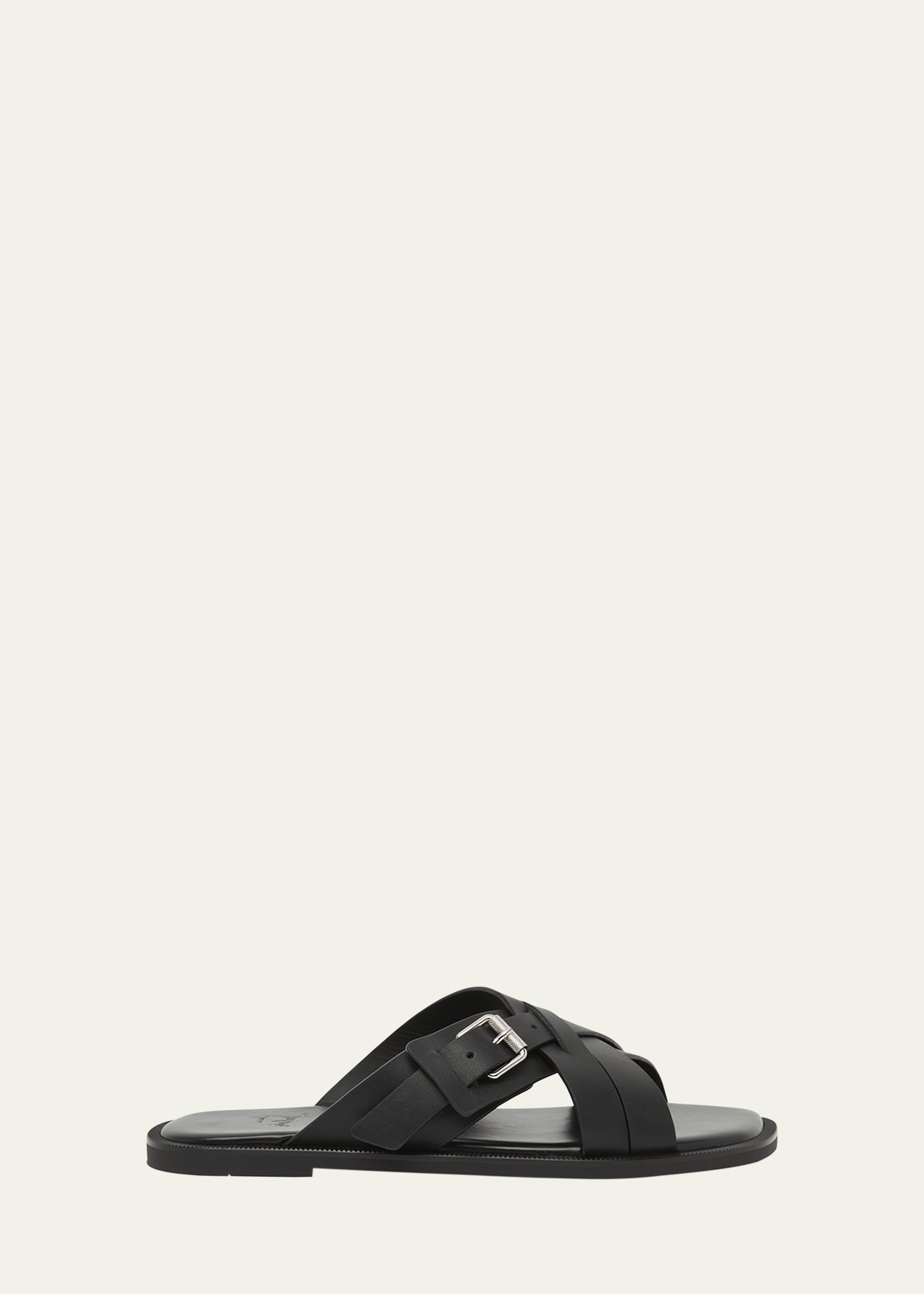 Men's Emircross Crisscross Leather Slide Sandals - 1