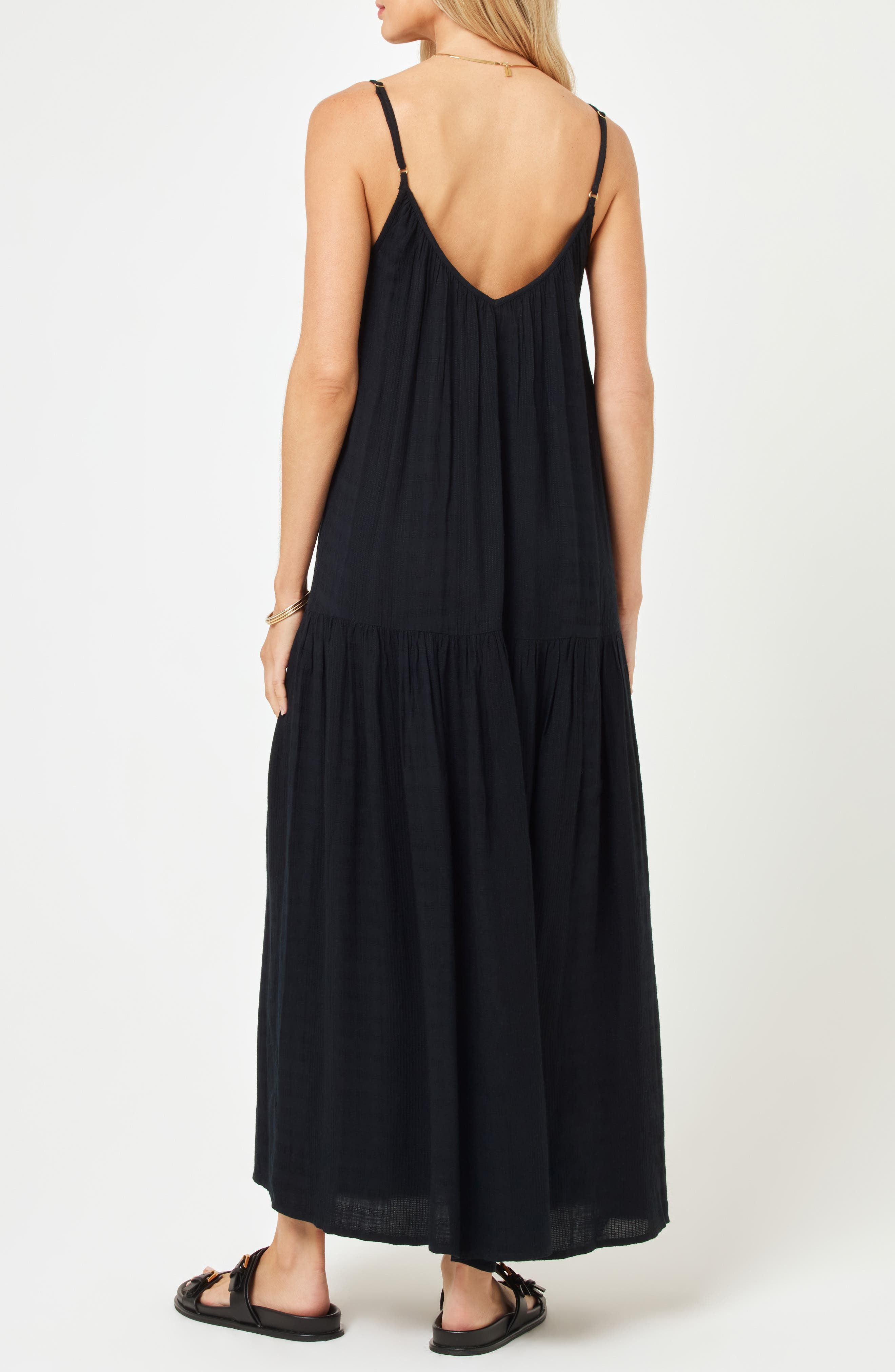 LSPACE Malibu Cover-Up Maxi Dress in Black at Nordstrom - 2