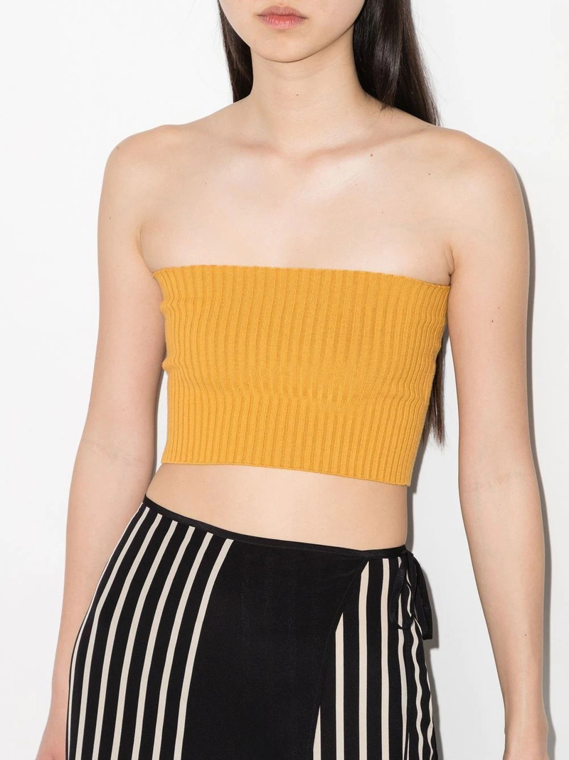 Chloé ribbed-knit bandeau top outlook
