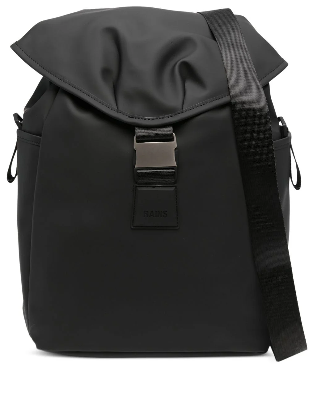 buckle-fastening flap-top backpack - 1