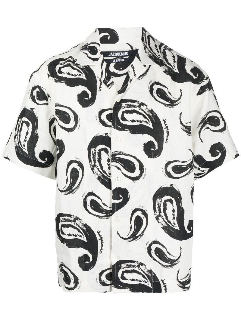 La Chemise Jean paisley-print 셔츠 1