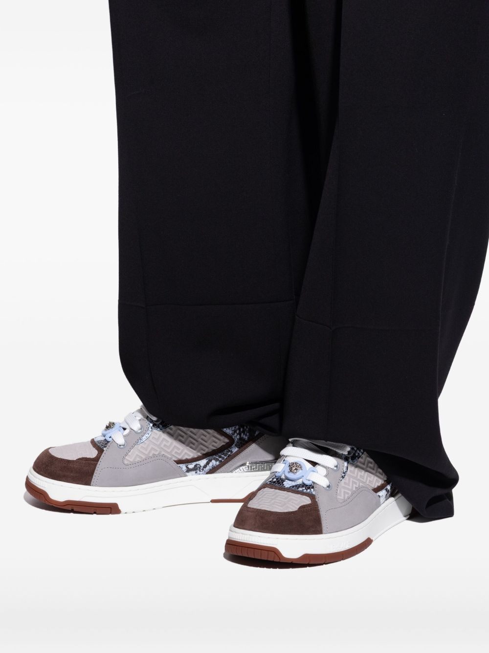 Greca snakeskin-effect sneakers - 5