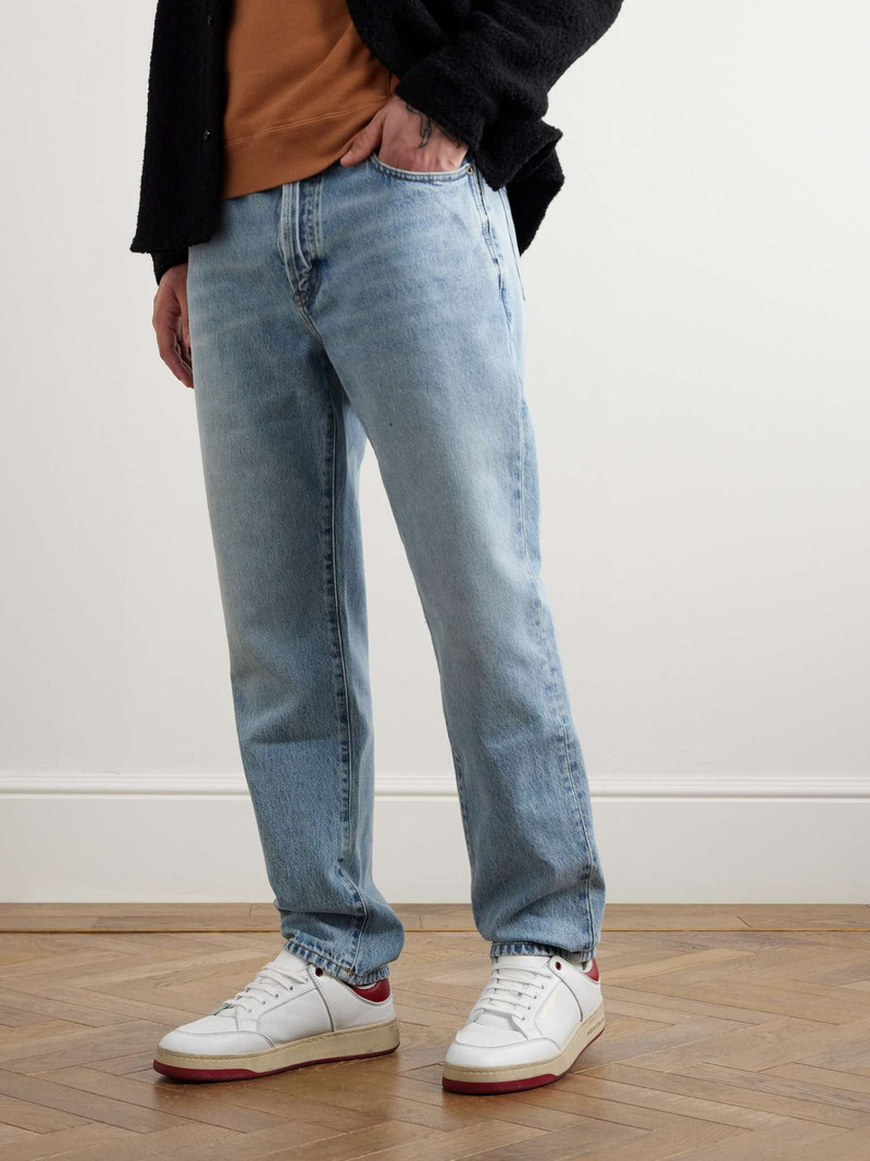 SAINT LAURENT SL/61 Perforated Leather Sneakers outlook