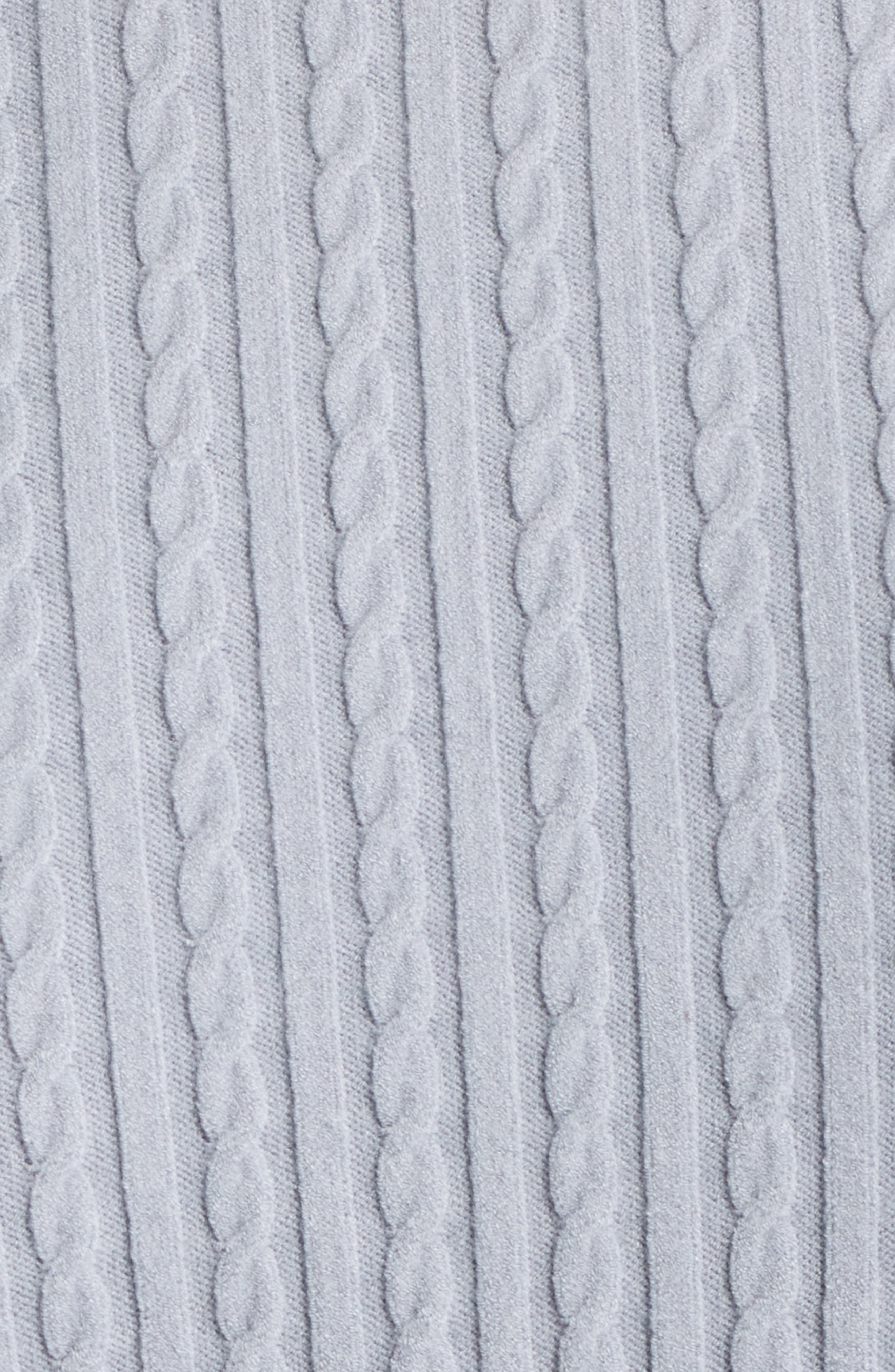 FRAME The Fine Cable Sleeveless Sweater in Grey Blue at Nordstrom - 6