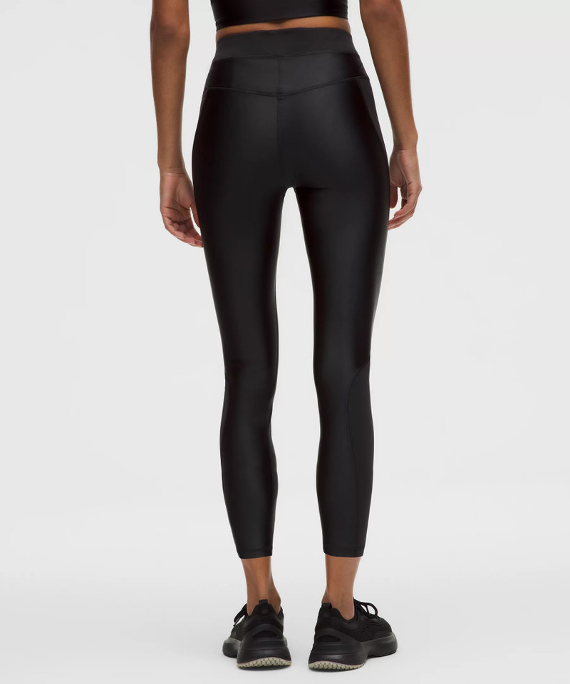 Satin Shine Panelled High-Rise Tight 25" *Wordmark 3