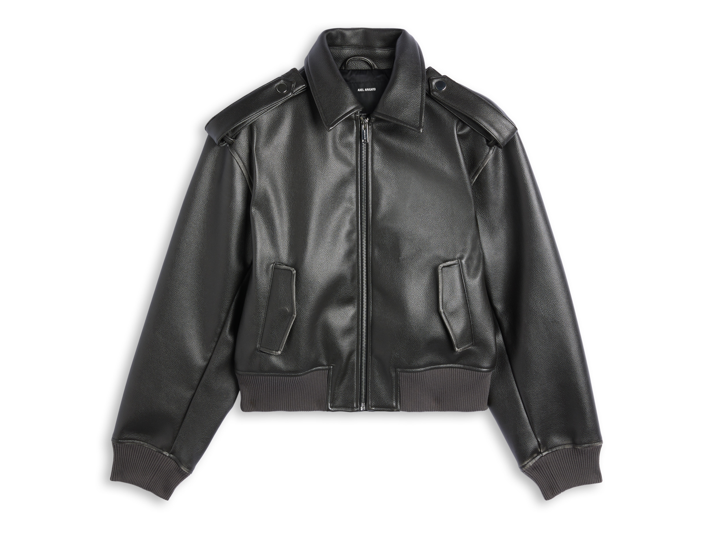 Leighton PU Bomber Jacket - 1