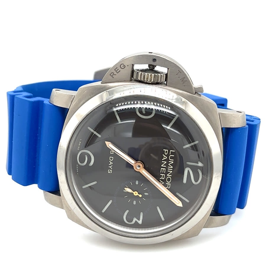 Pre-owned Panerai Luminor Brown Dial Men's Watch PAM00368 - 5