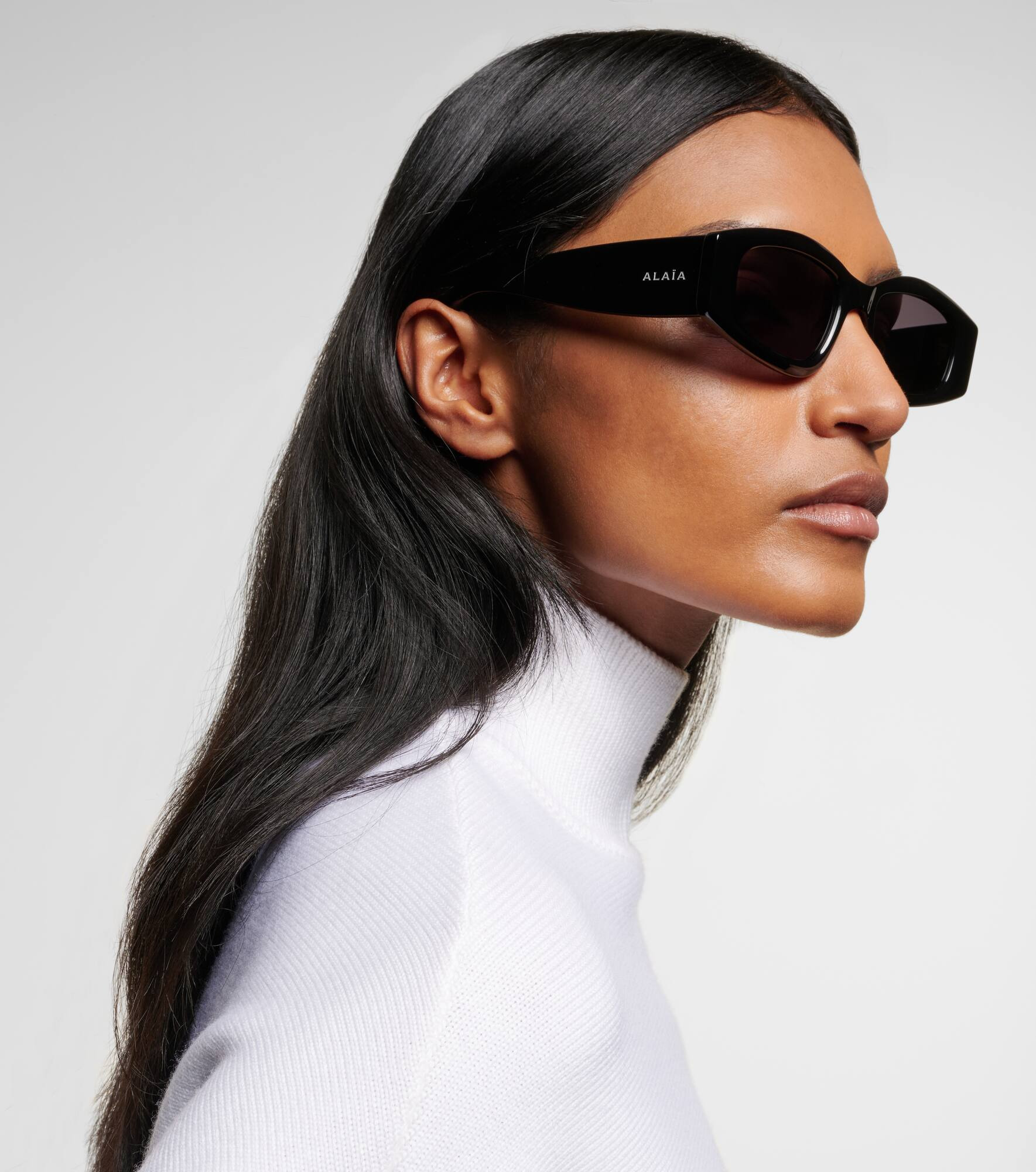 Logo rectangular sunglasses - 3