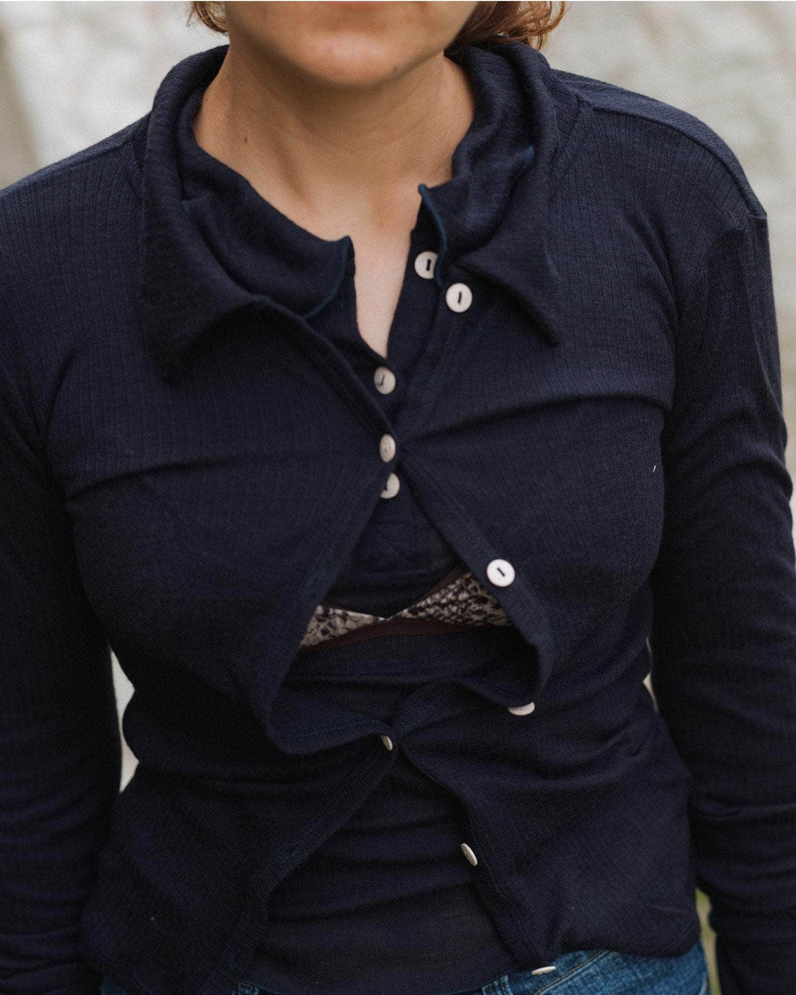 Cosme Shirt - Fine Wool Rib - 6