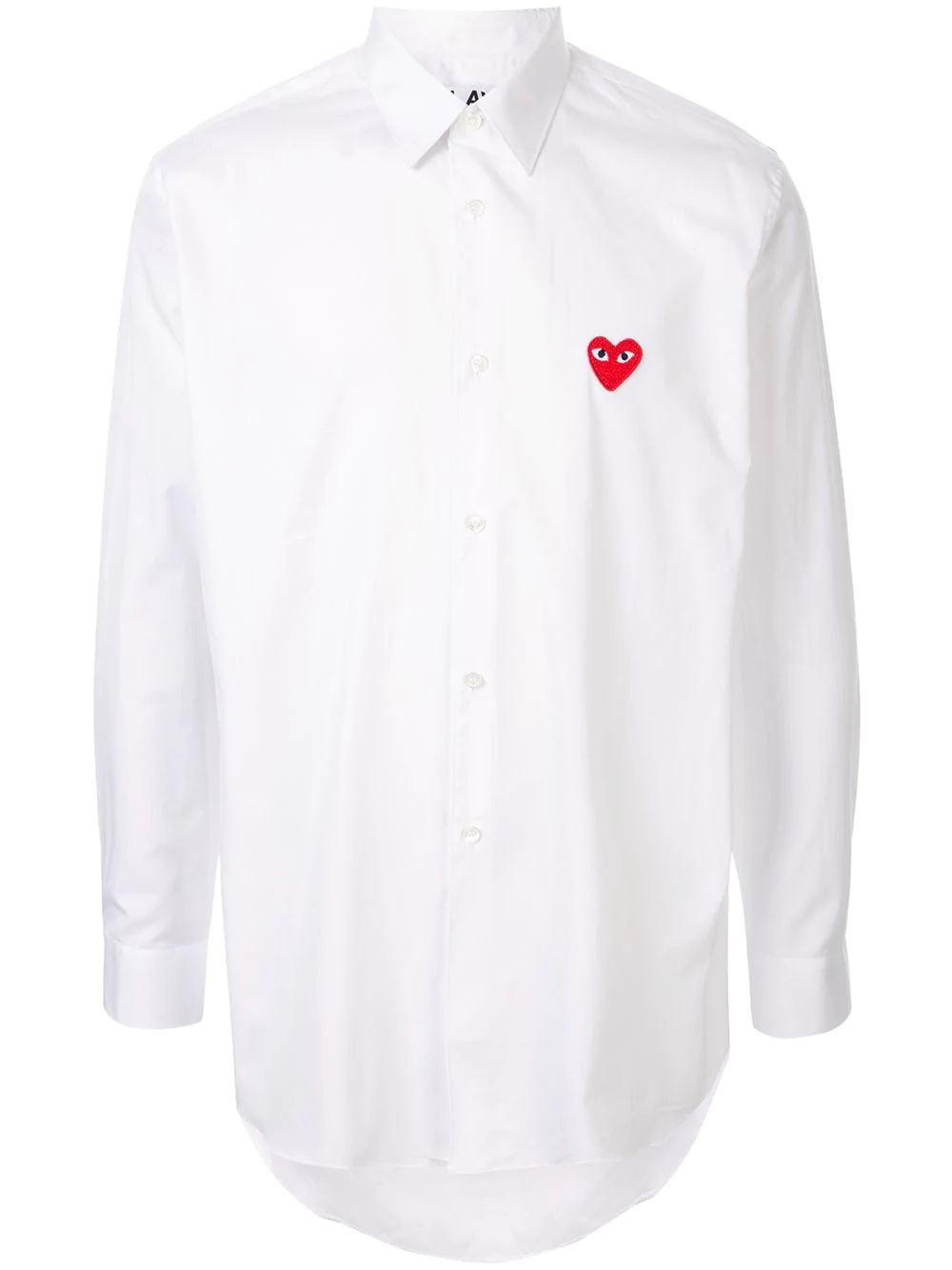 embroidered logo shirt - 1