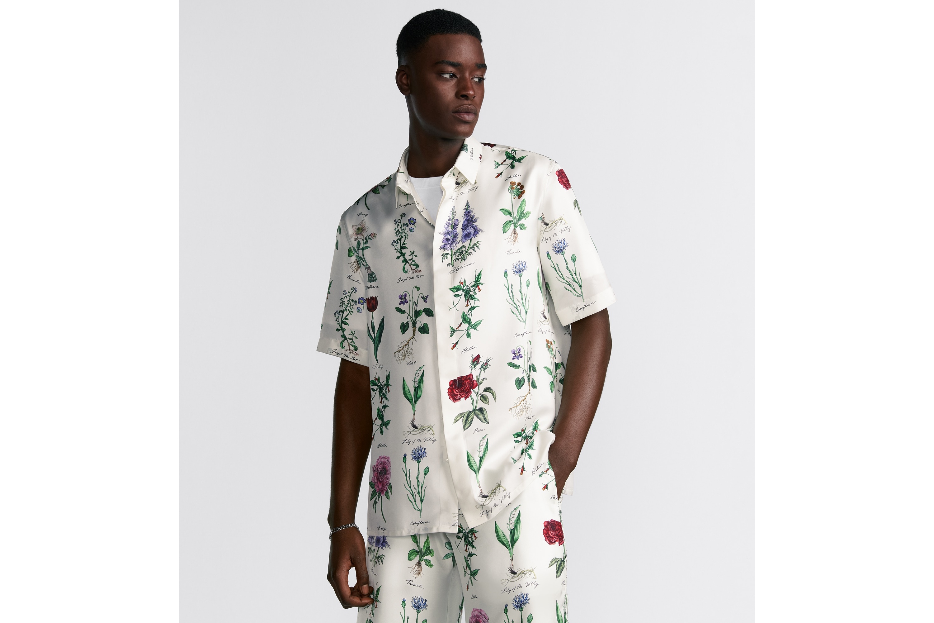 Herbarium Illustration Short-Sleeved Shirt - 2