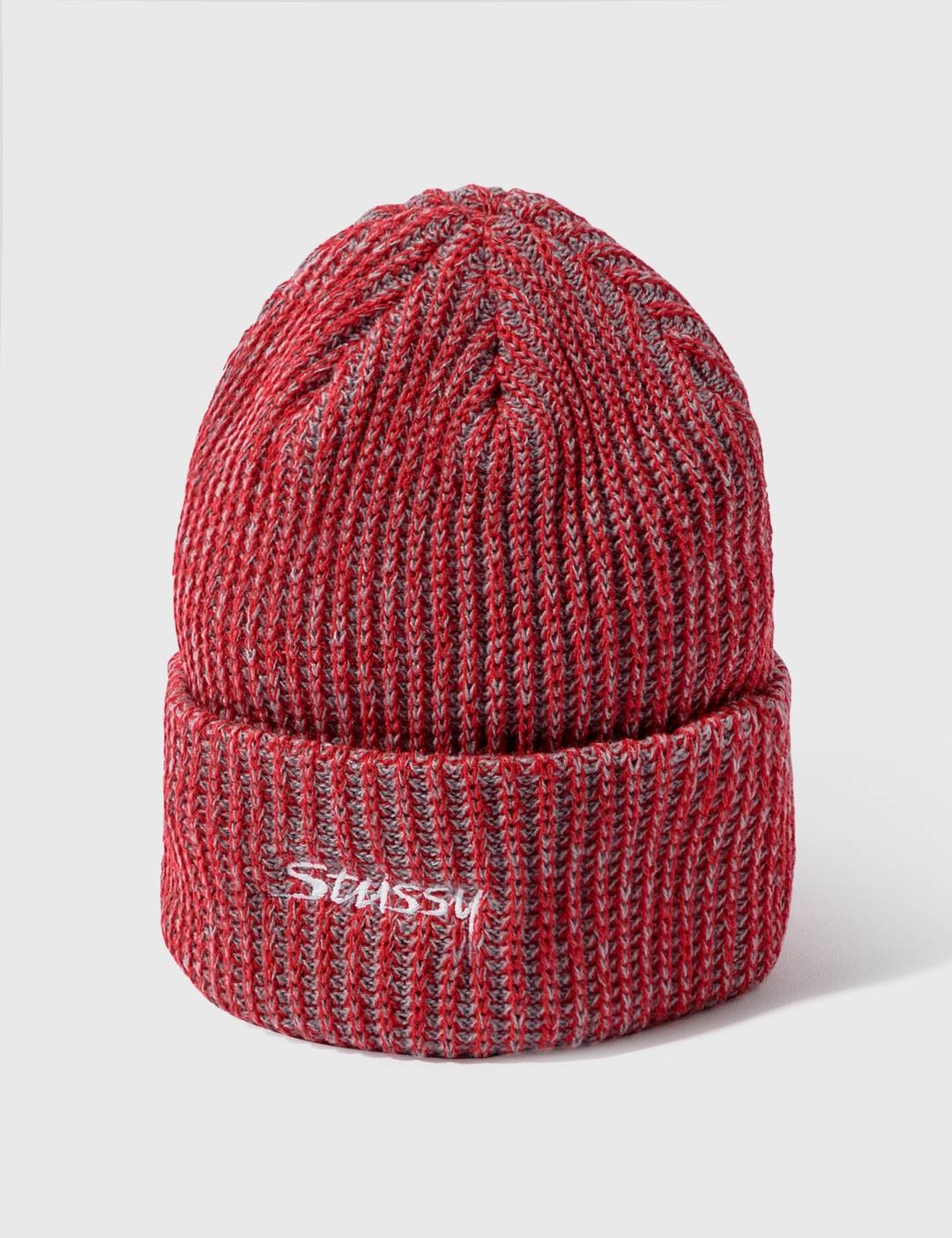 2 Tone Knit Short Beanie - 1