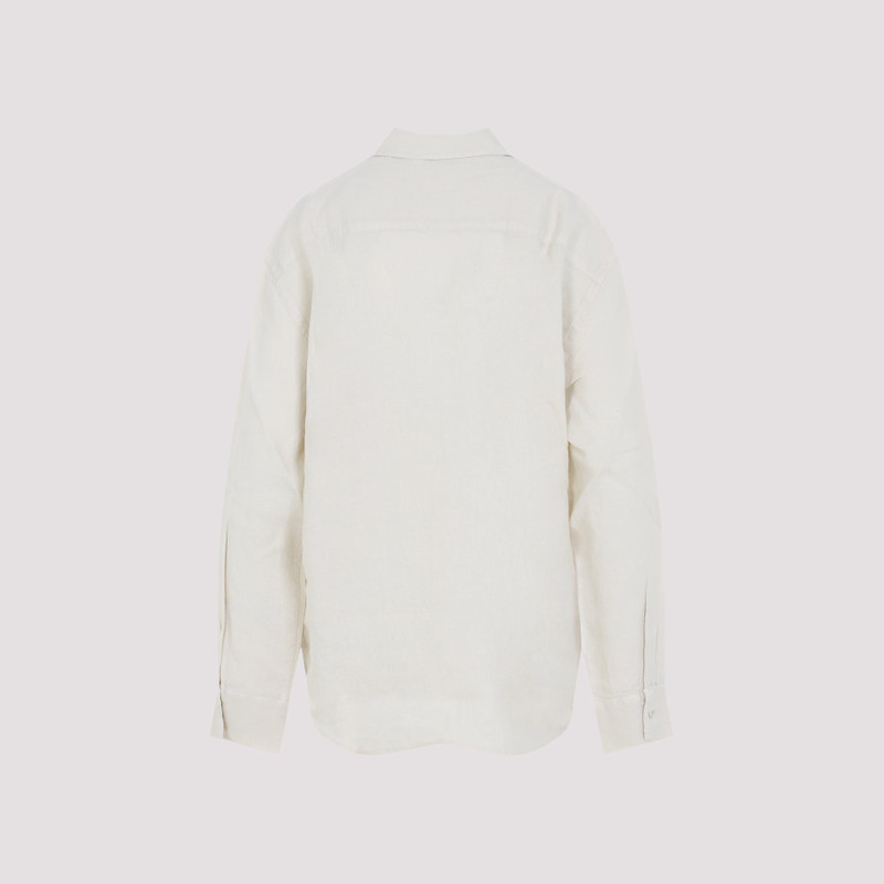 PANGAIA Pangaia Womens Summer Linen Overshirt outlook