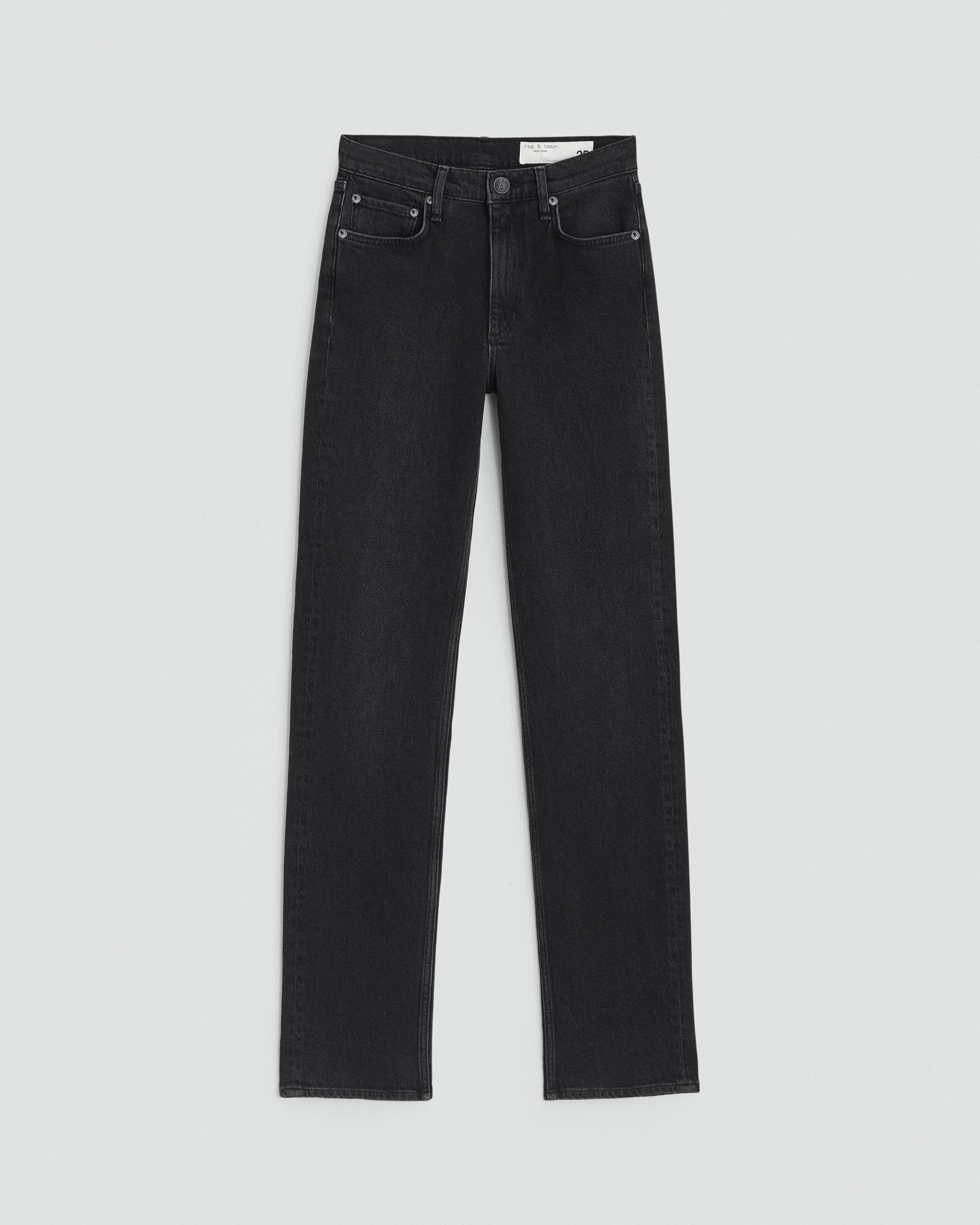 Harlow Full Length Straight - Worn Black
Mid-Rise Vintage Stretch Jean - 1