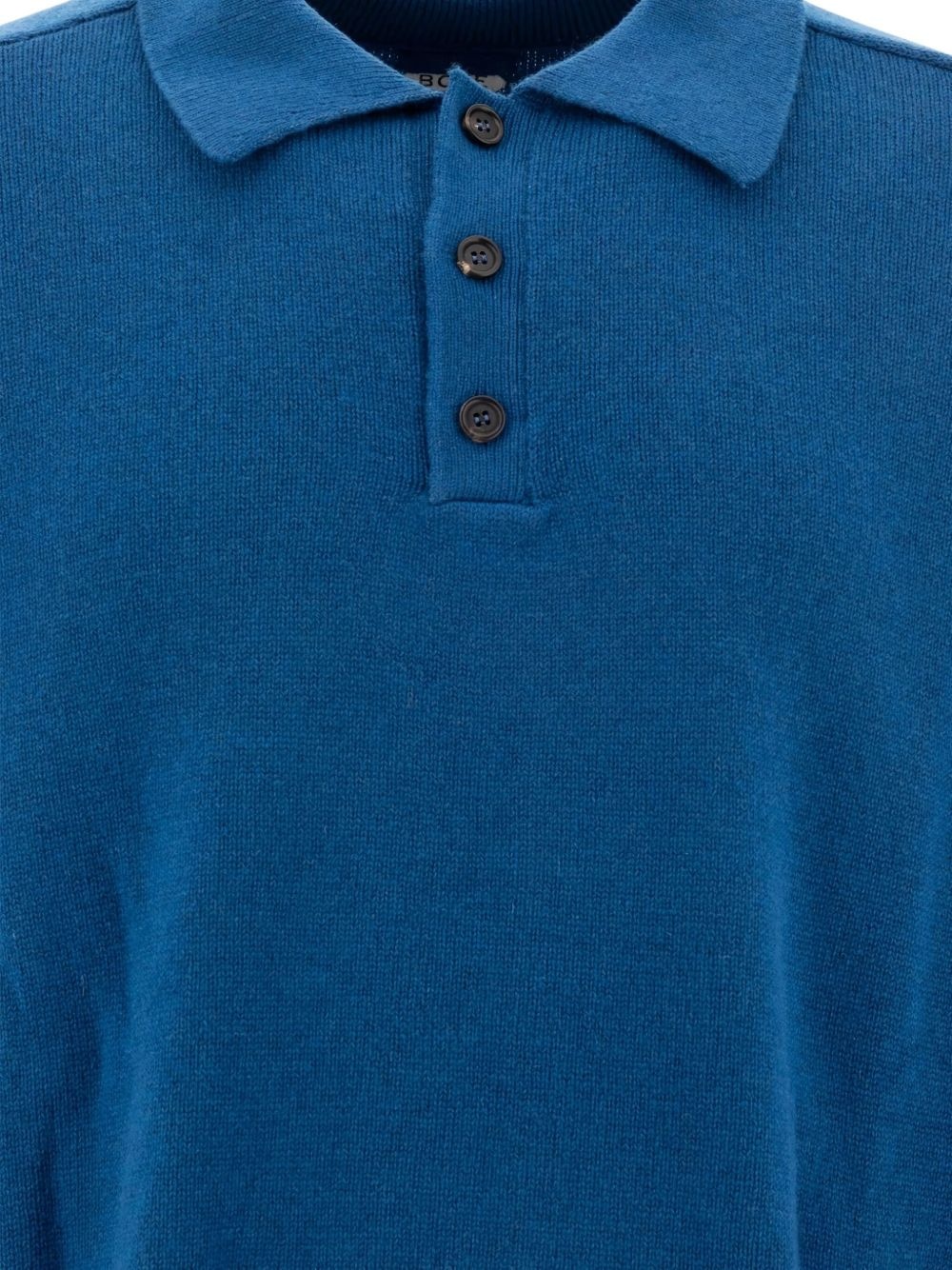 cashmere polo sweater - 4