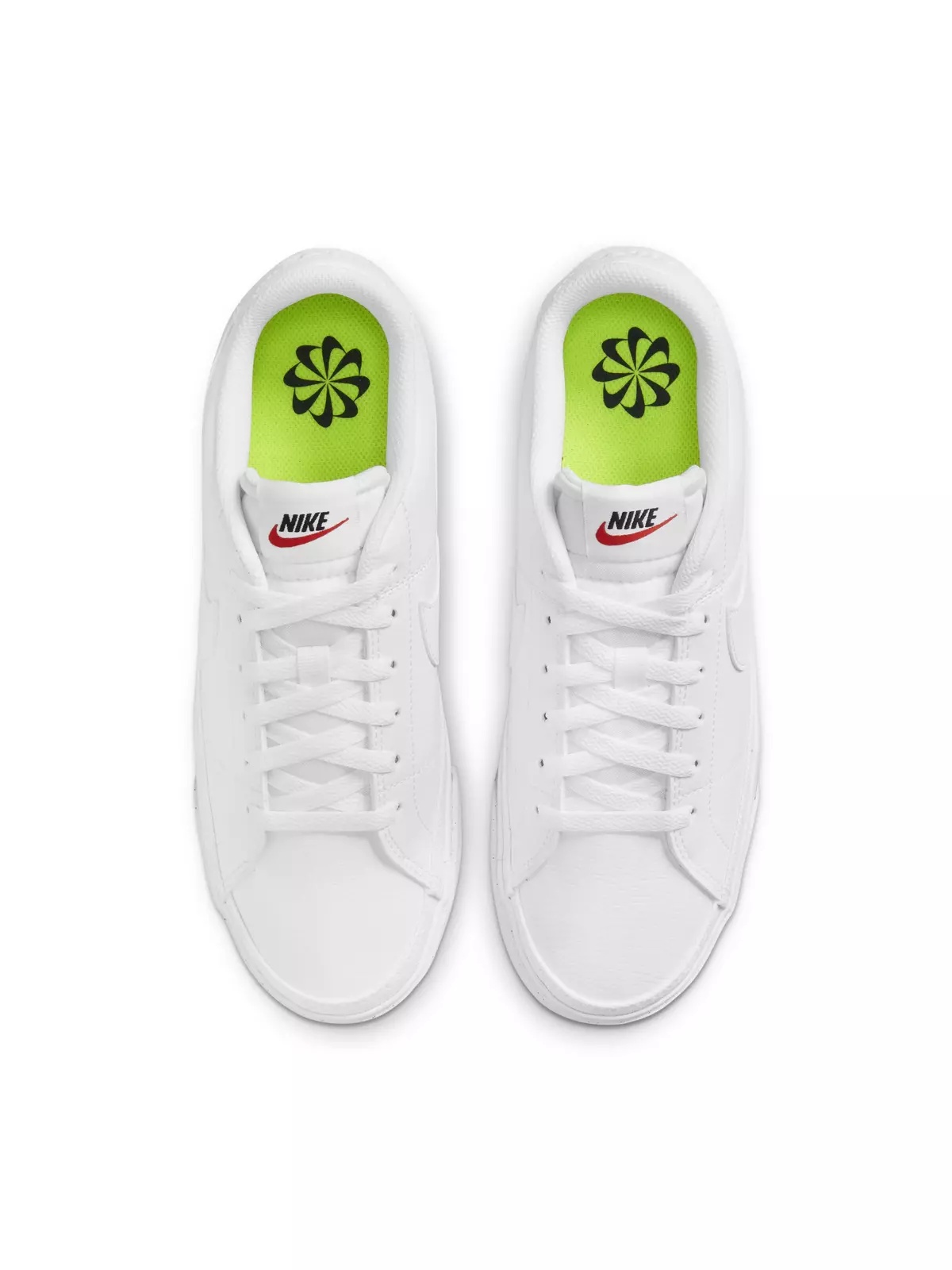 Court Legacy Next Nature "White/White/Black/Volt" Women's Shoe - 4