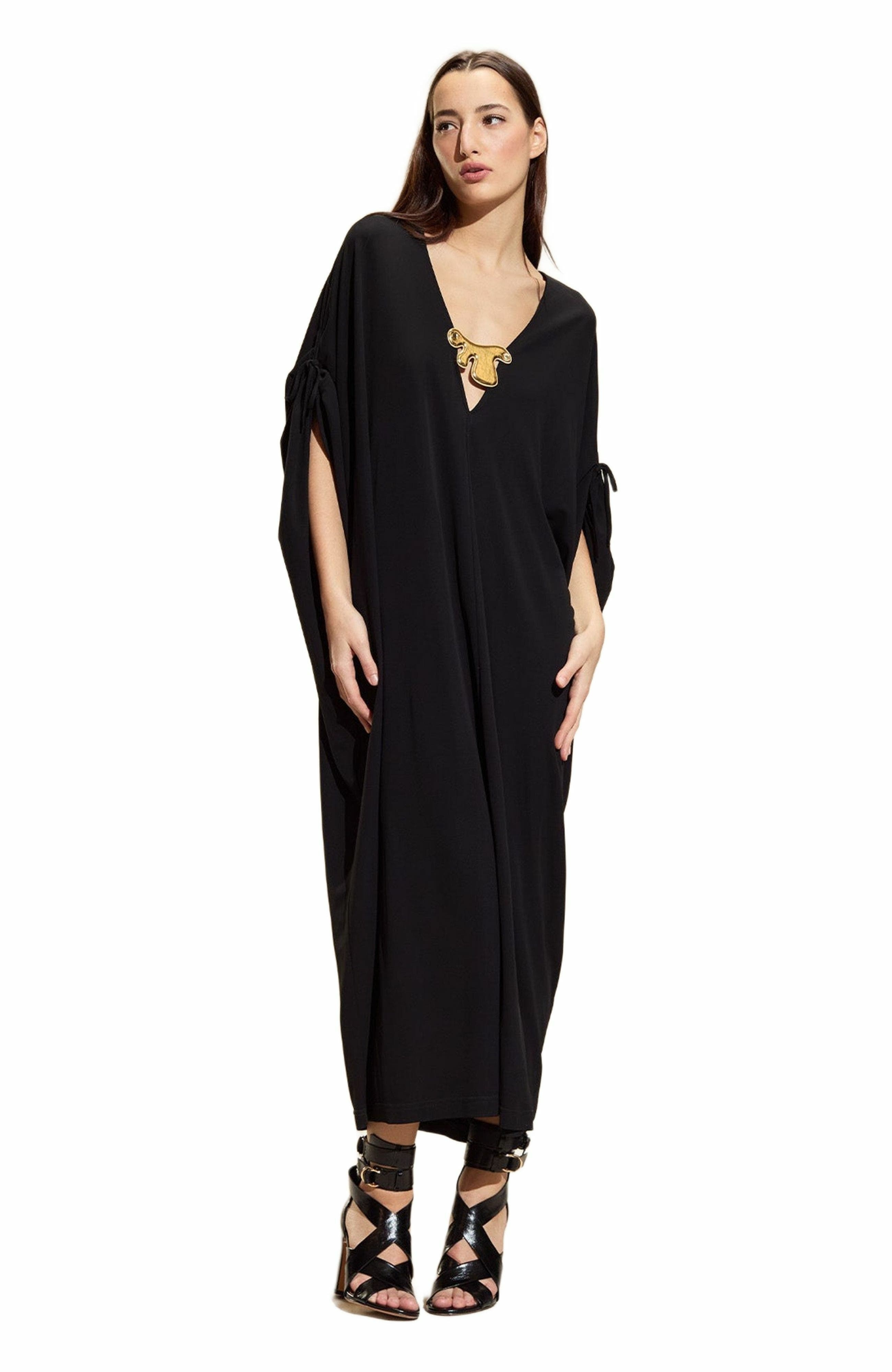 Cynthia Rowley Calypso Kaftan in Black at Nordstrom - 2