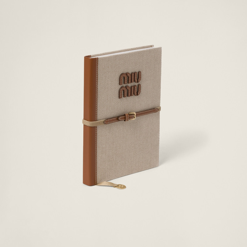 Miu Miu Canvas and leather diary outlook