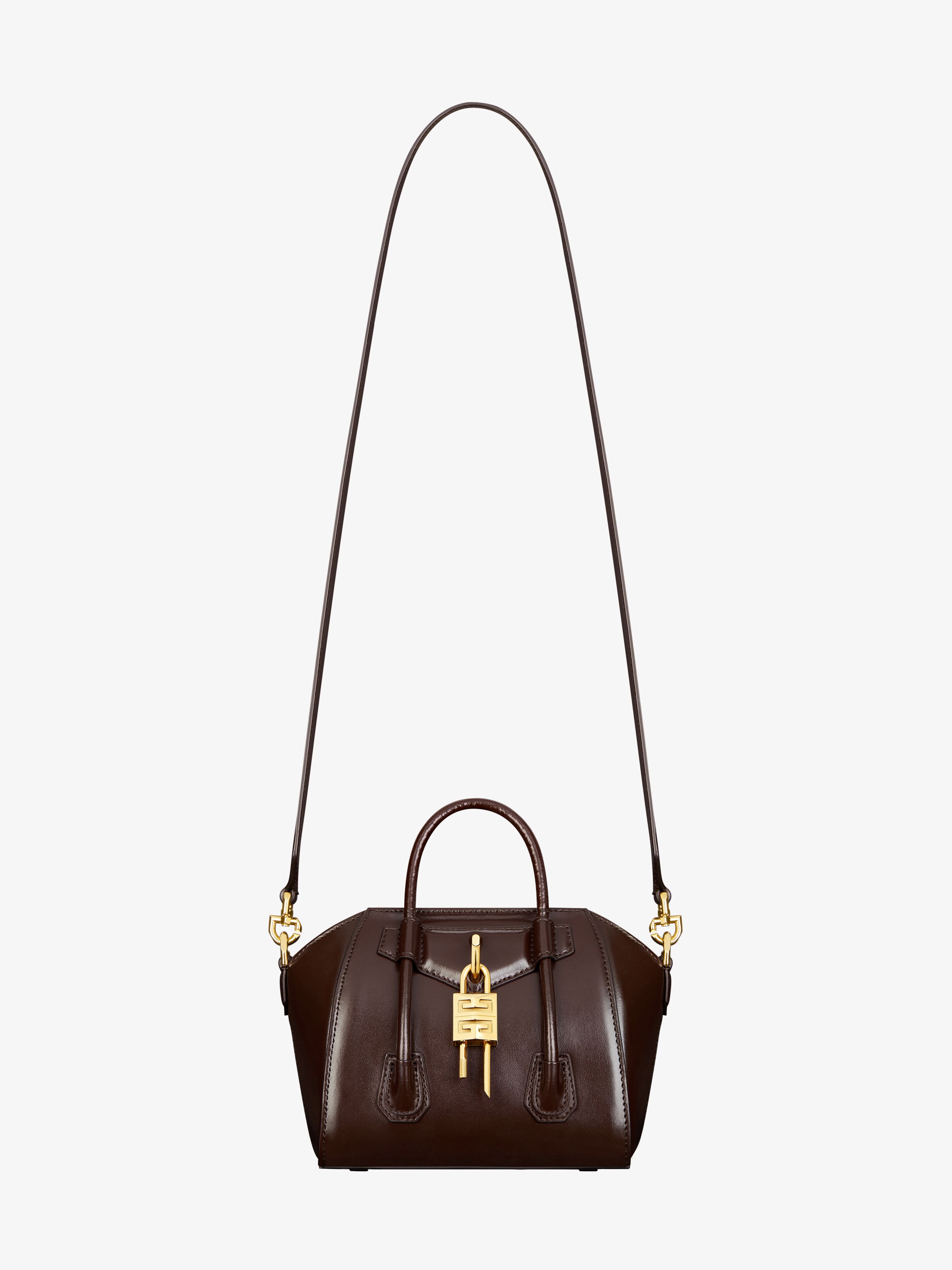 ANTIGONA TOY LOCK BAG IN BOX LEATHER - 3