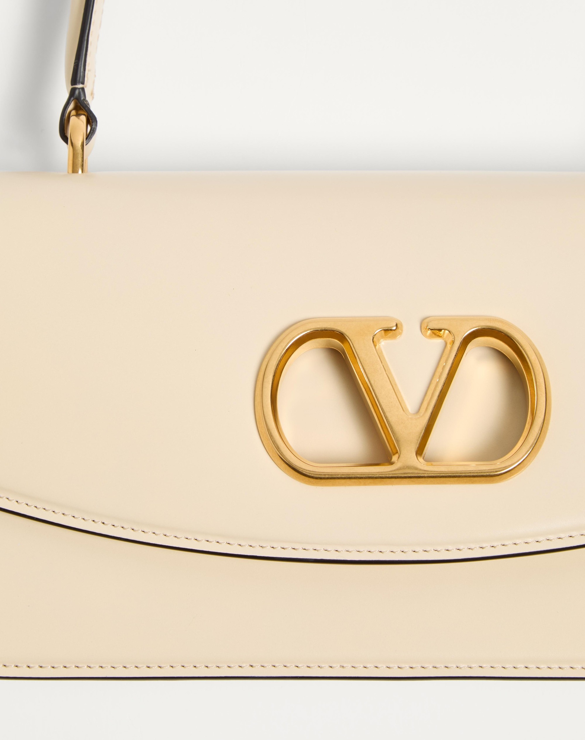 VALENTINO GARAVANI VAIN BAG WITH HANDLE IN SHINY CALFSKIN - 8