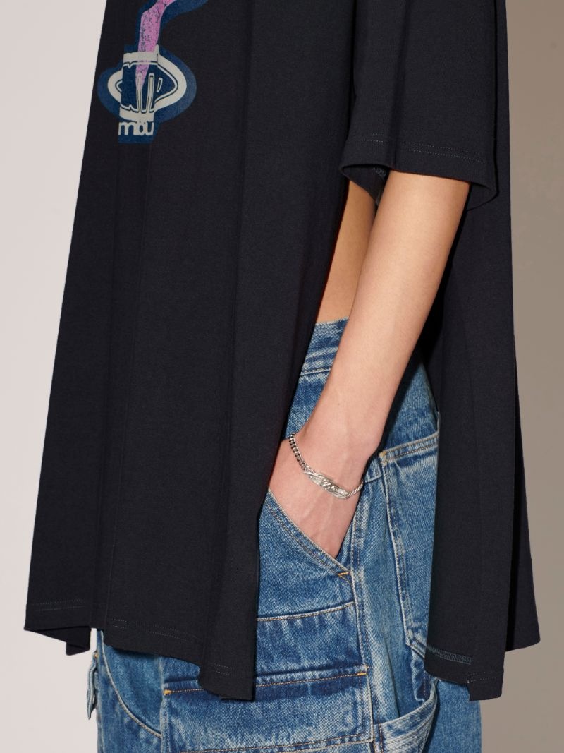 SIDE SPLITS GRAPHIC T-SHIRT - 8