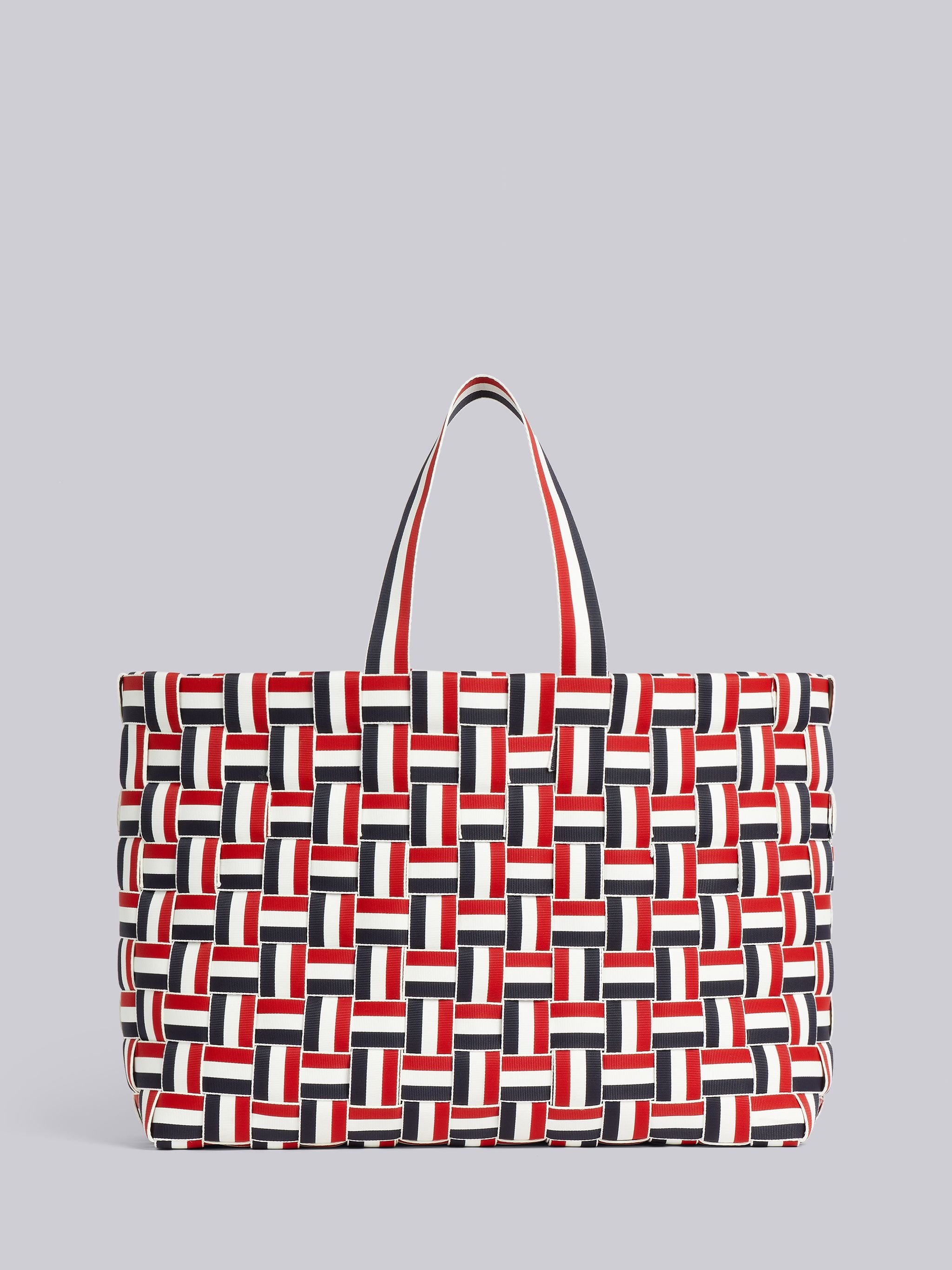 Multicolor Braided Webbing Twill Edge Tote - 3