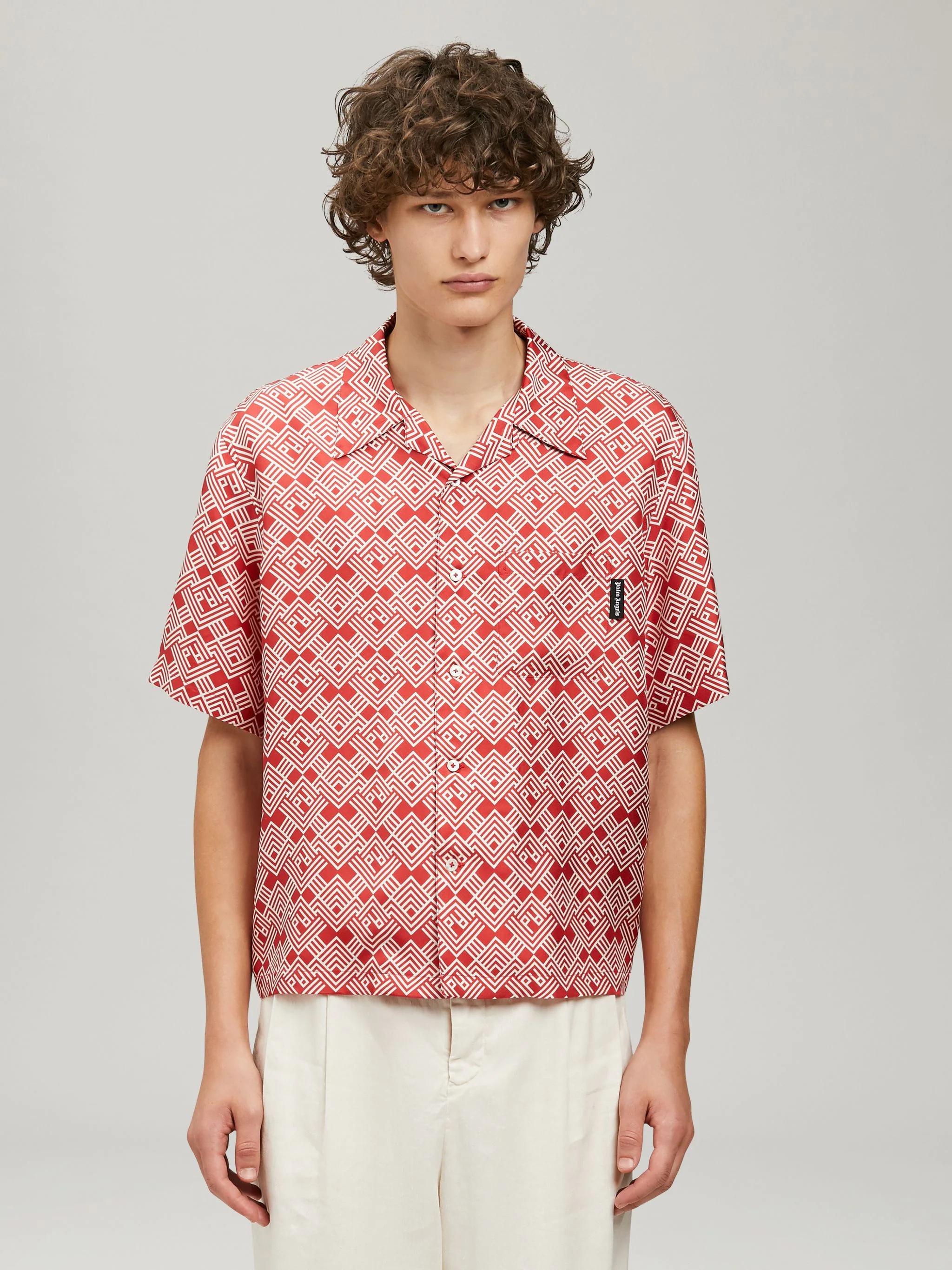 MONOGRAM BOWLING SHIRT - 3